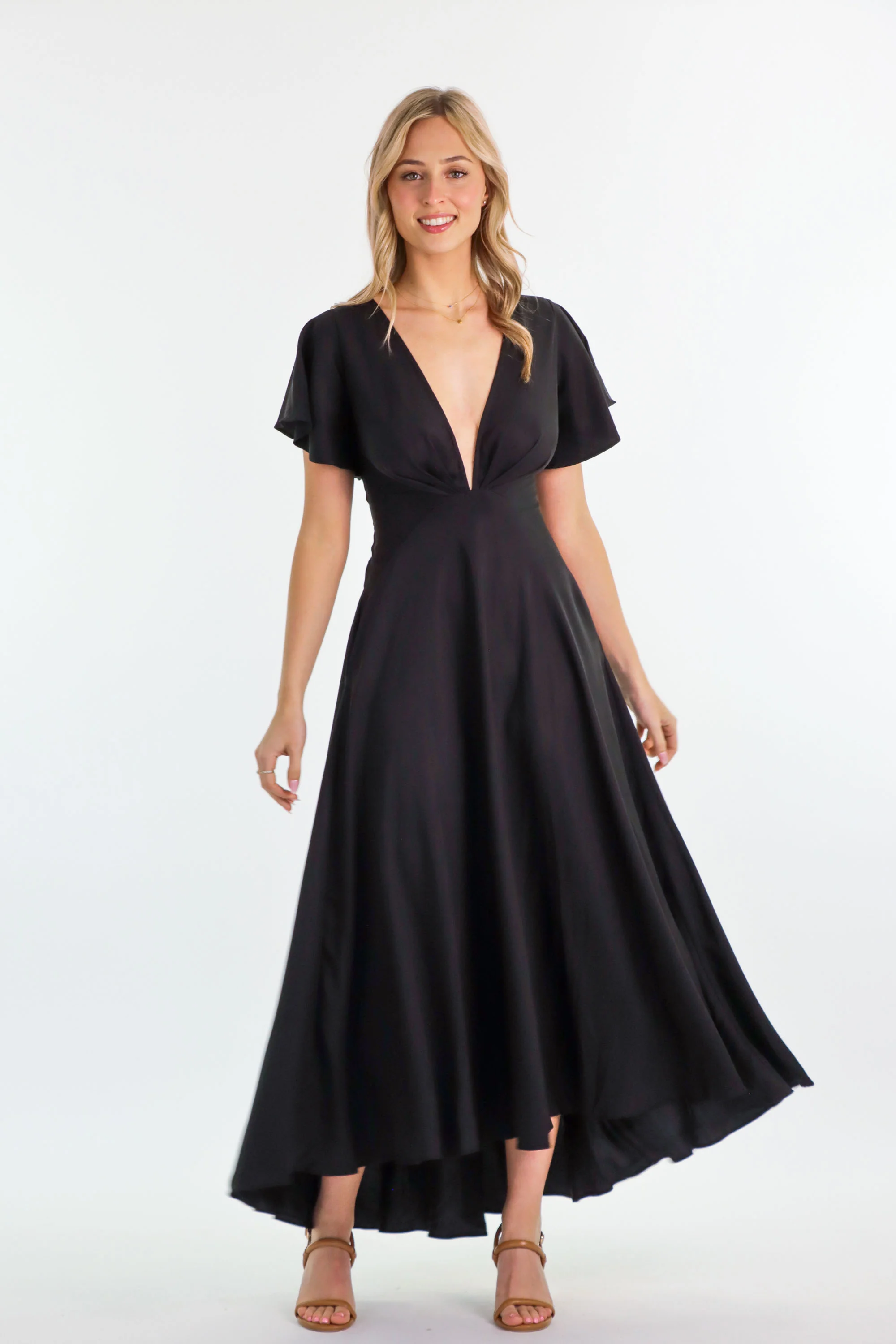 Adele Black Dress - Image 4