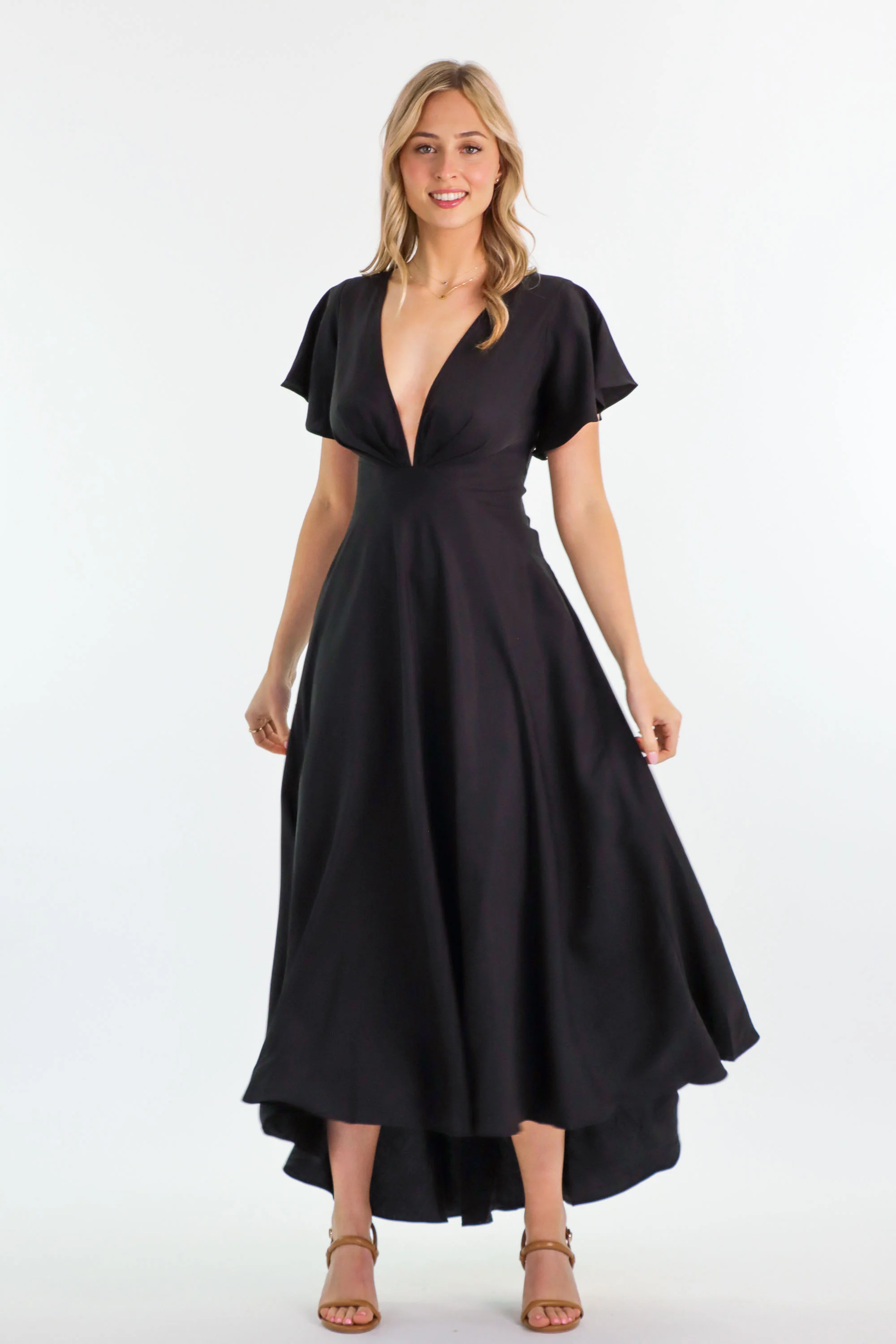 Adele Black Dress - Image 5