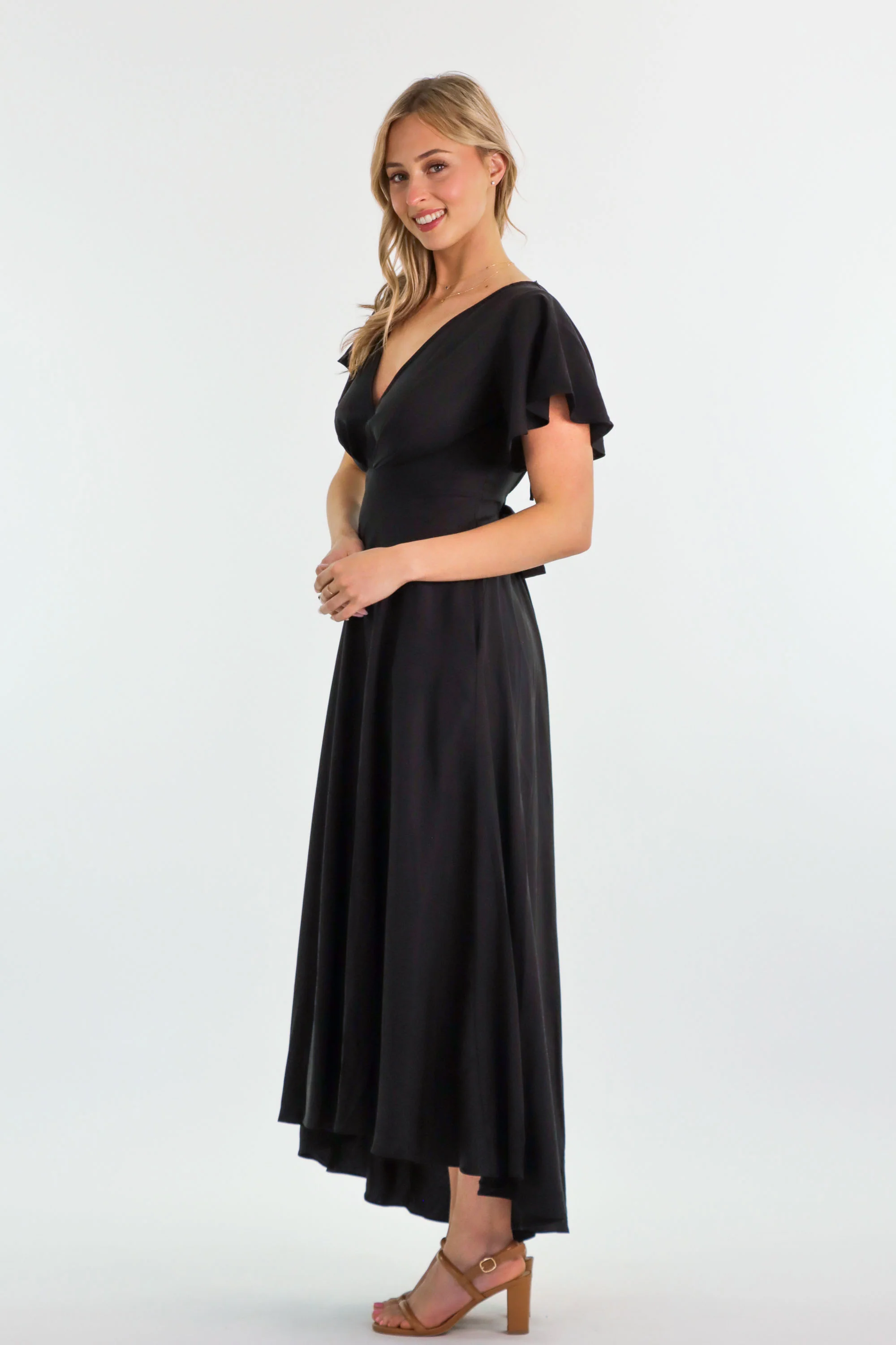 Adele Black Dress - Image 7