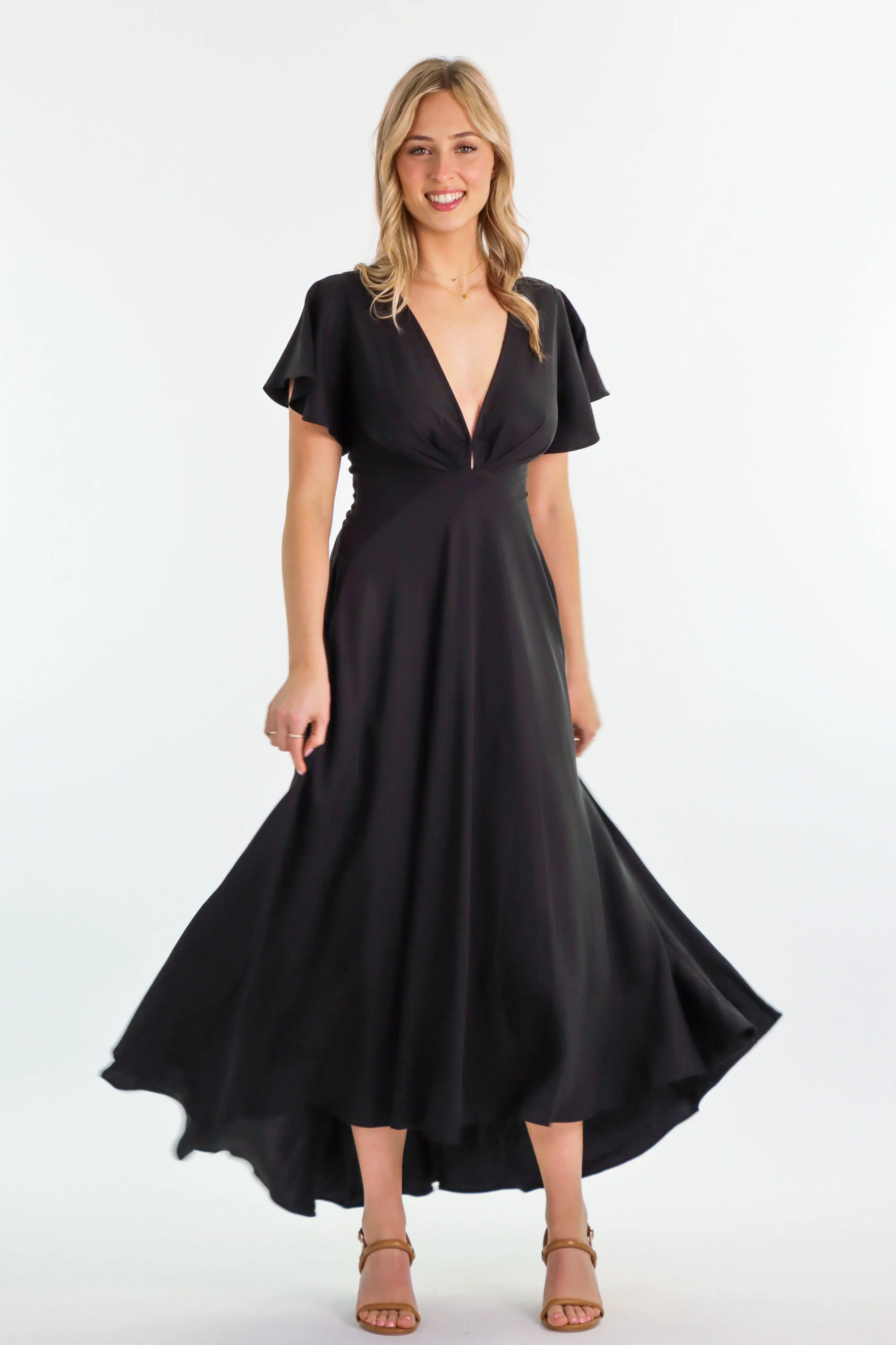 Adele Black Dress - Image 8