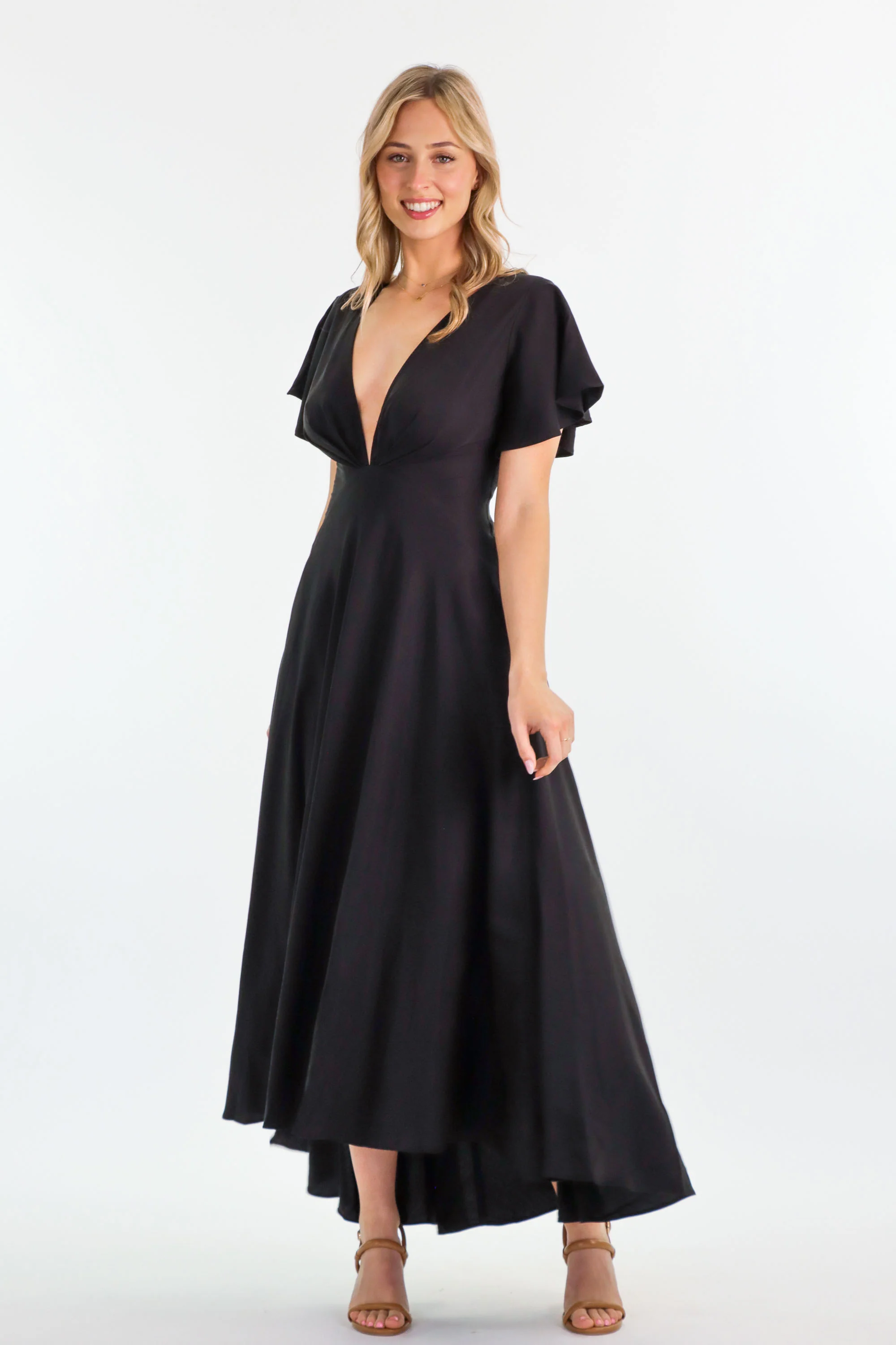 Adele Black Dress - Image 9