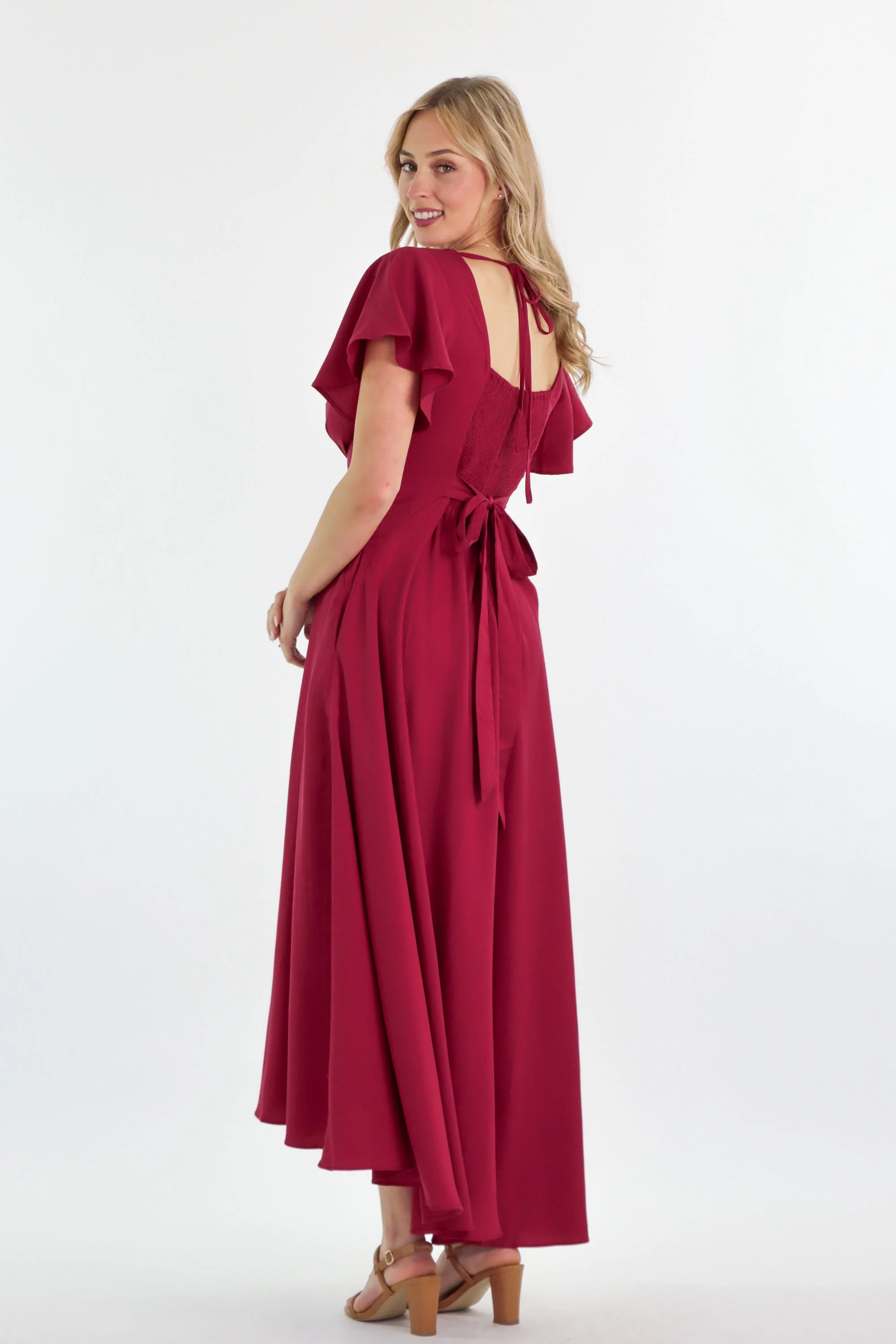 Adele Raspberry Dress - Image 5