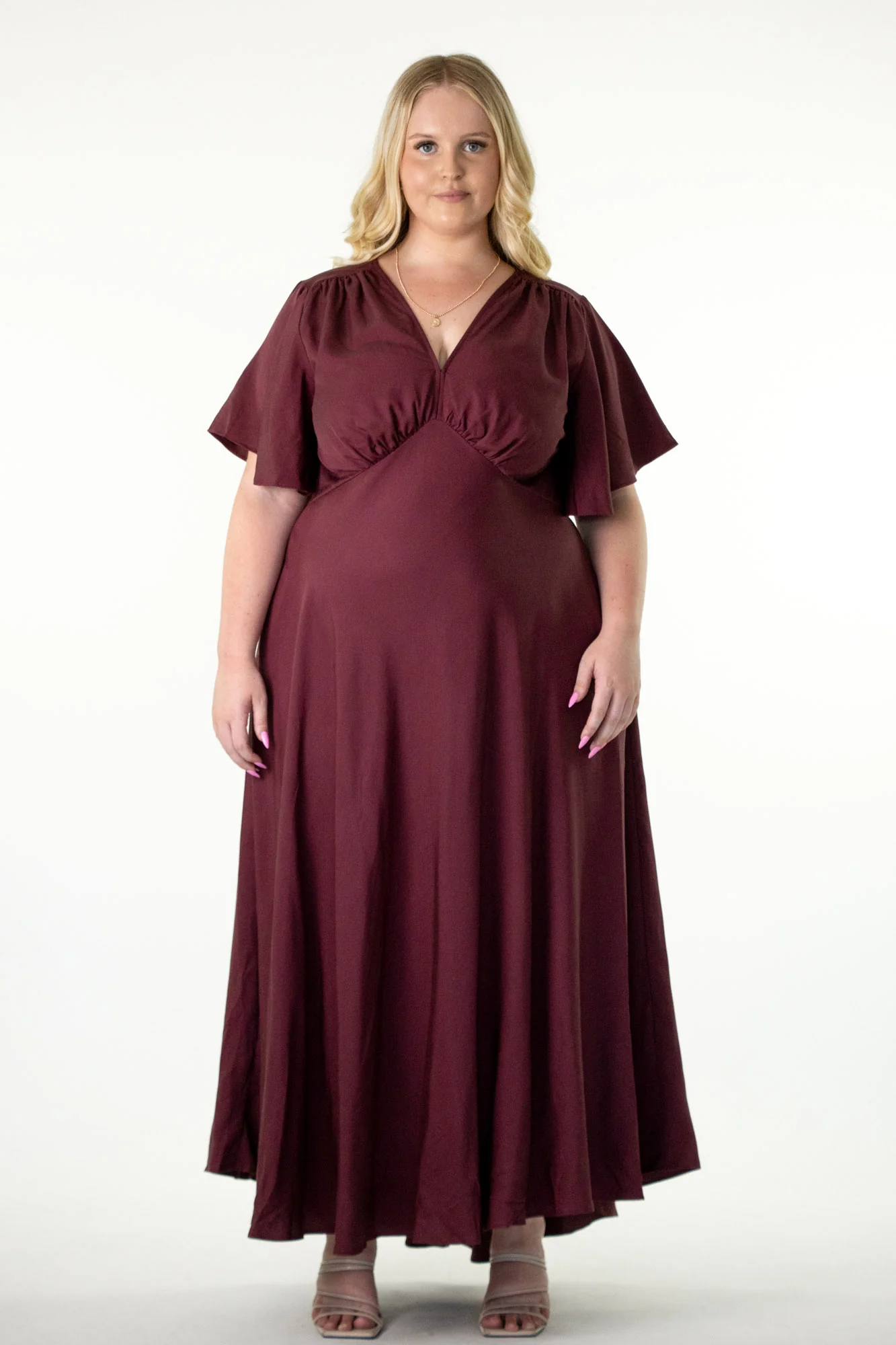 Athena Plum Dress - Image 12