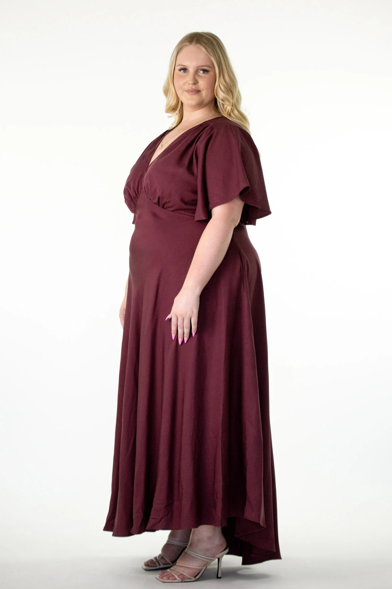 Athena Plum Dress - Image 13