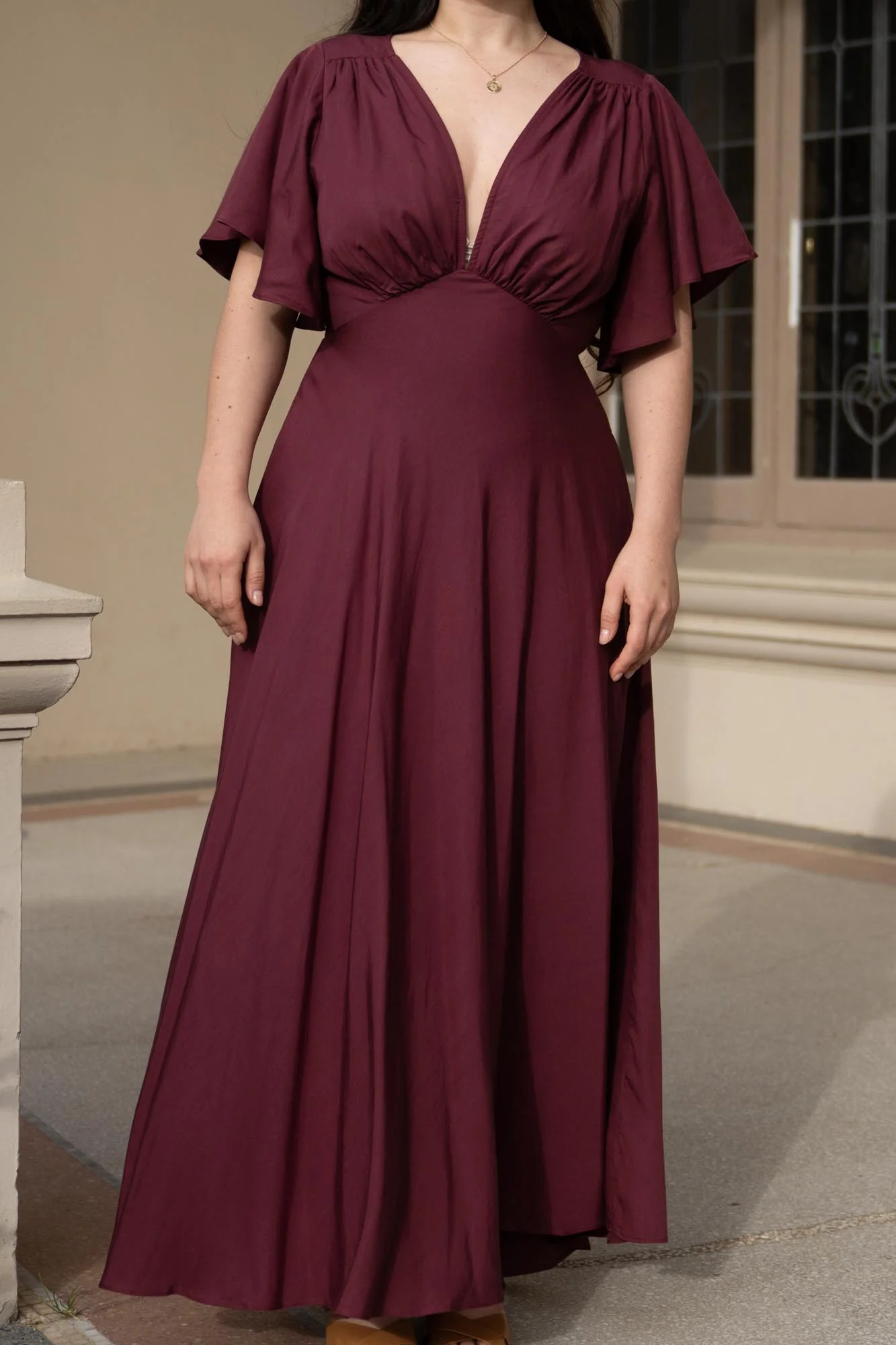 Athena Plum Dress - Image 16