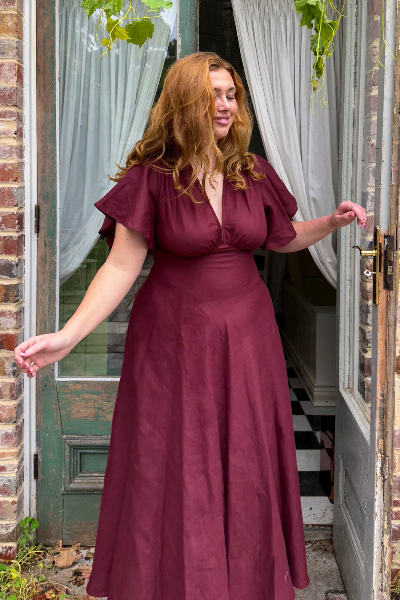 Athena Plum Dress - Image 17