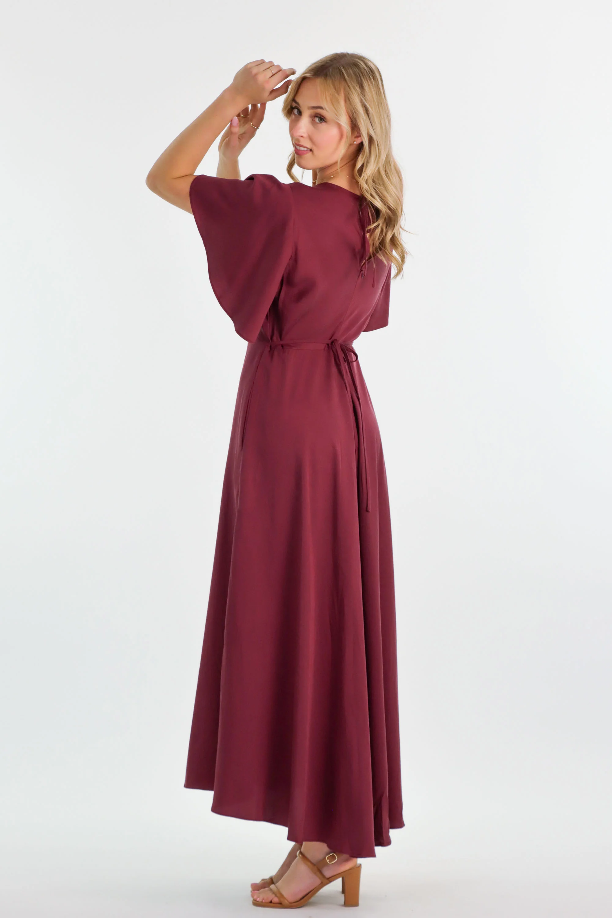 Athena Plum Dress - Image 4