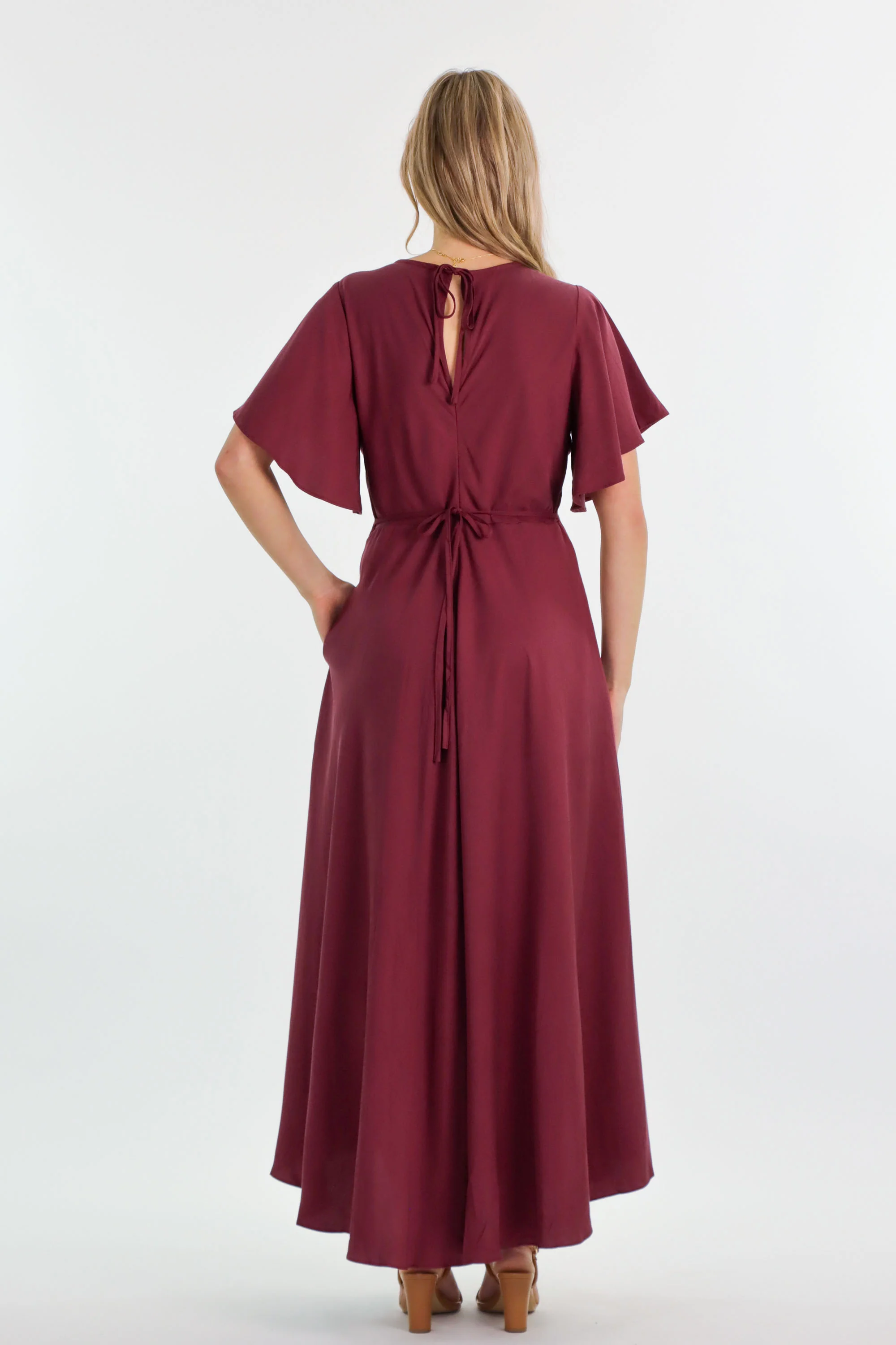 Athena Plum Dress - Image 5