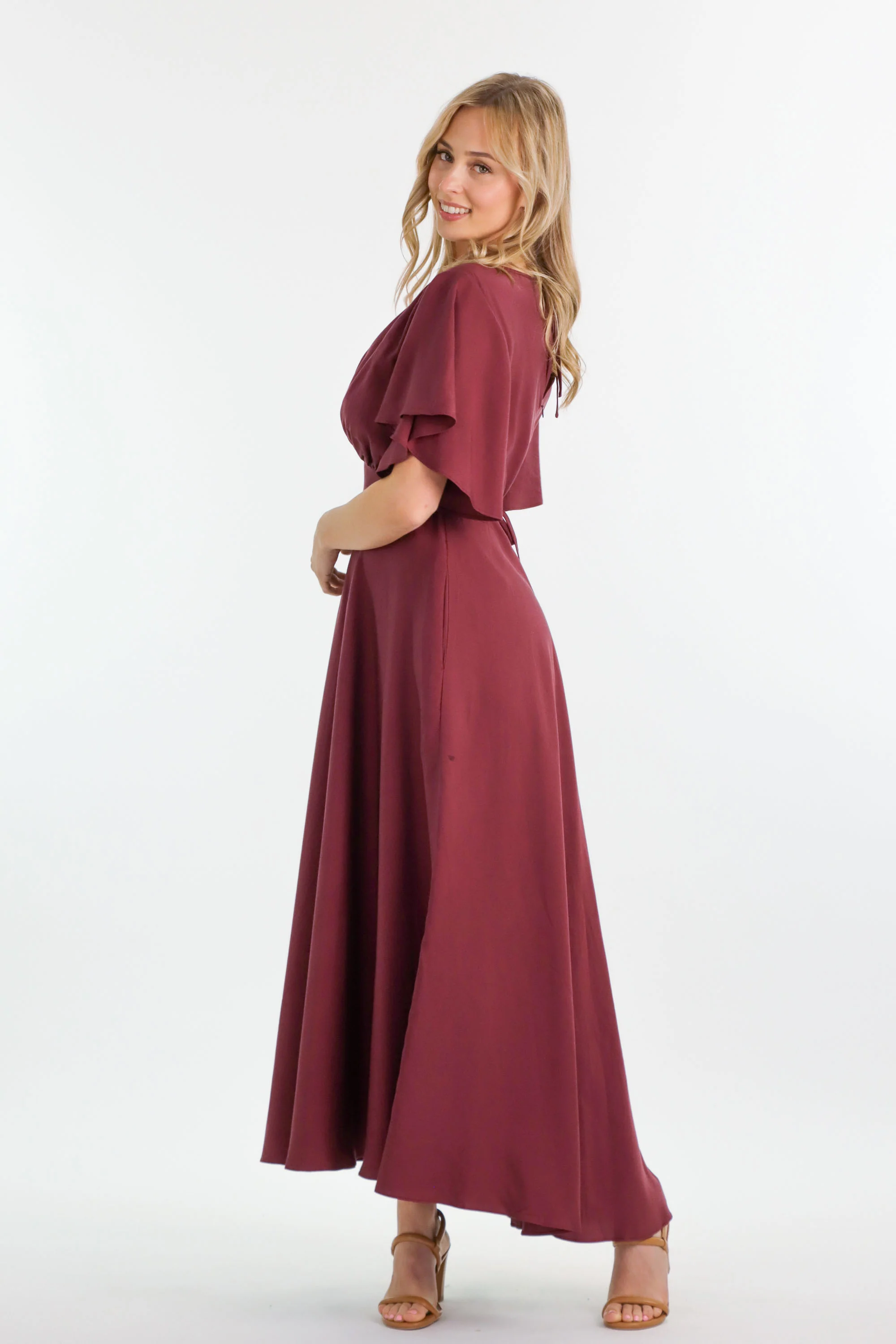 Athena Plum Dress - Image 6