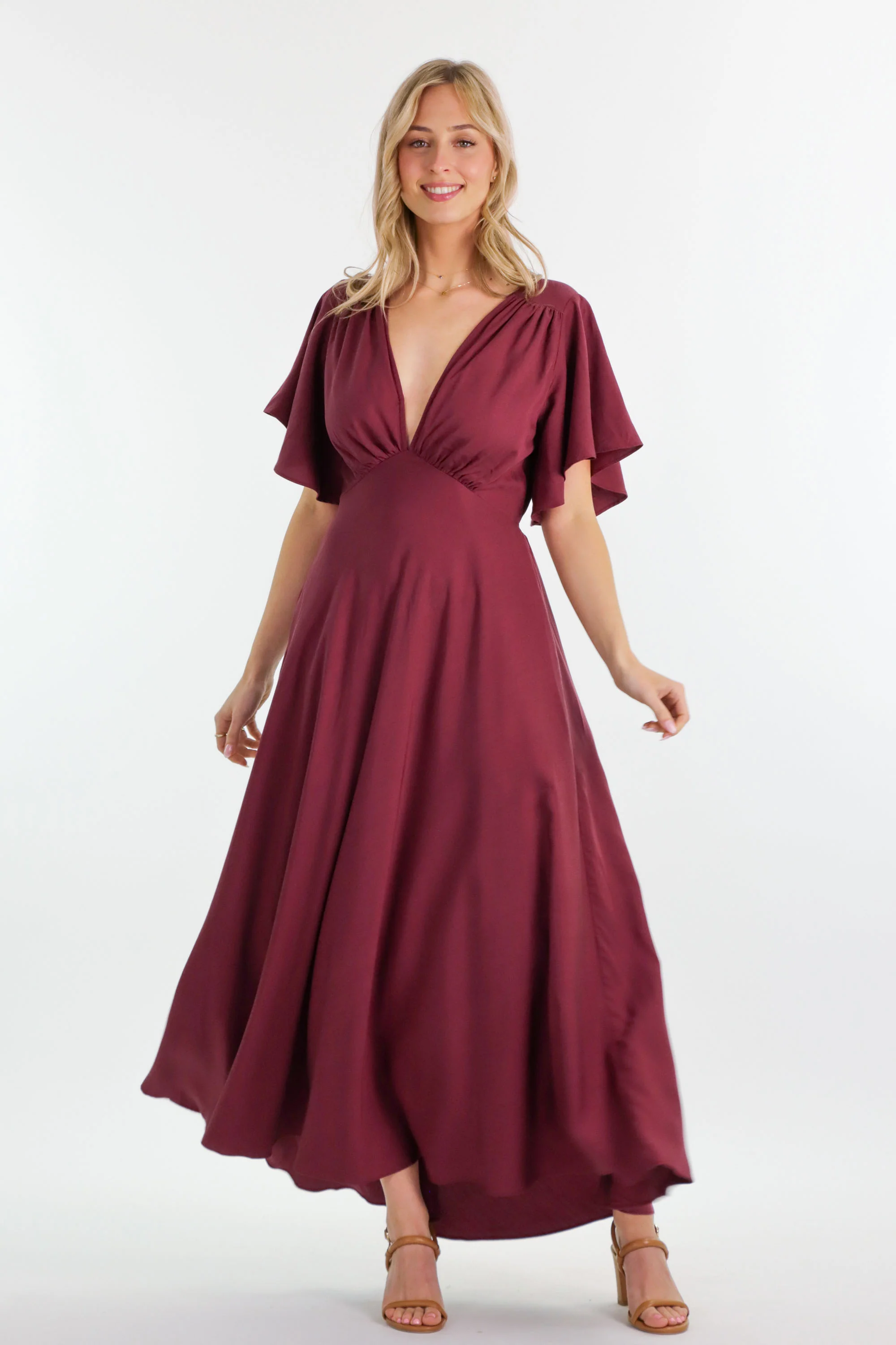 Athena Plum Dress - Image 7