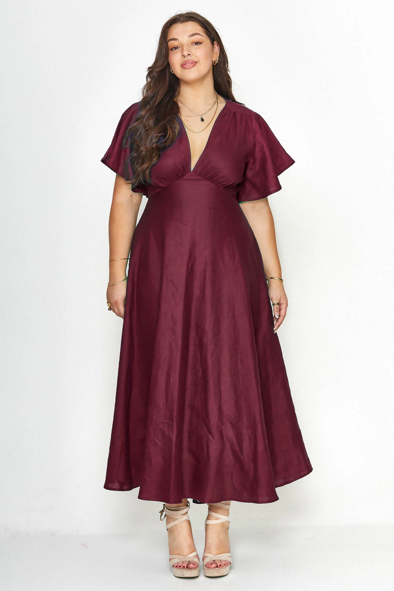 Athena Plum Dress - Image 8