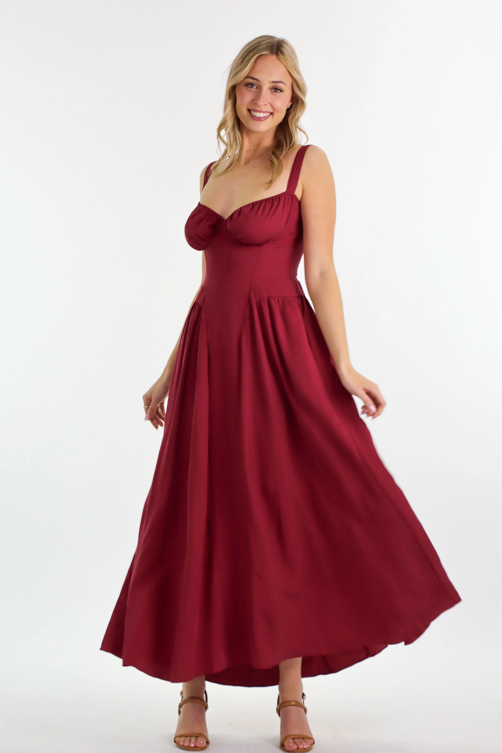 Bridgette Berry Red Dress - Image 11