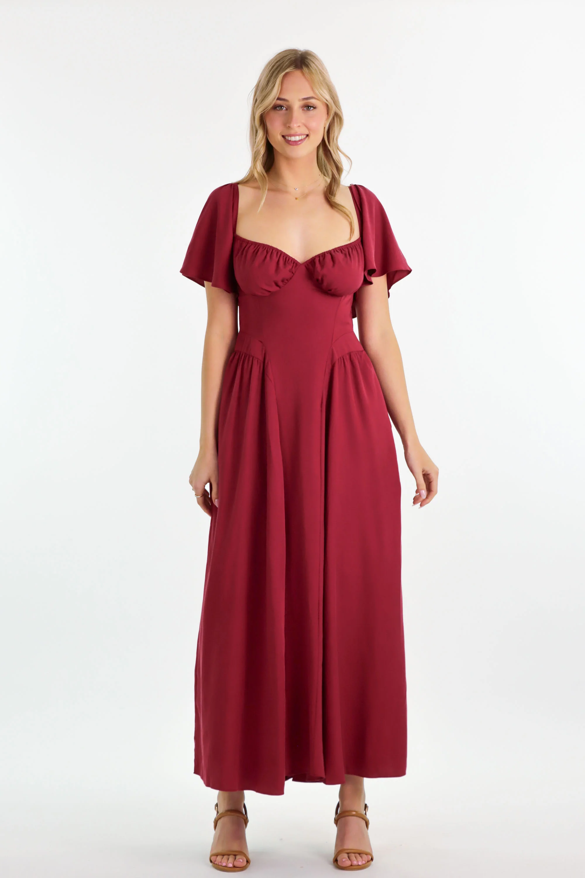 Bridgette Berry Red Dress - Image 13