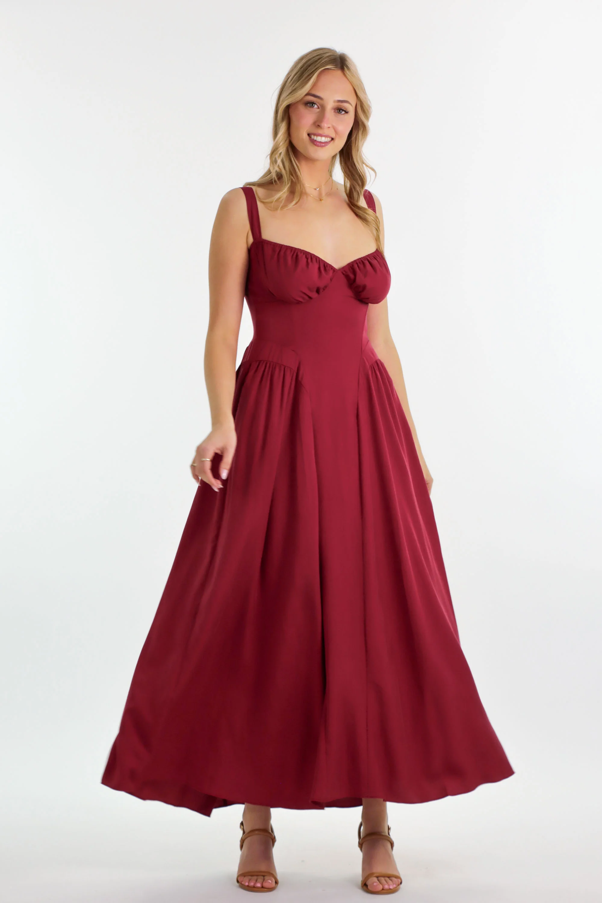 Bridgette Berry Red Dress - Image 15