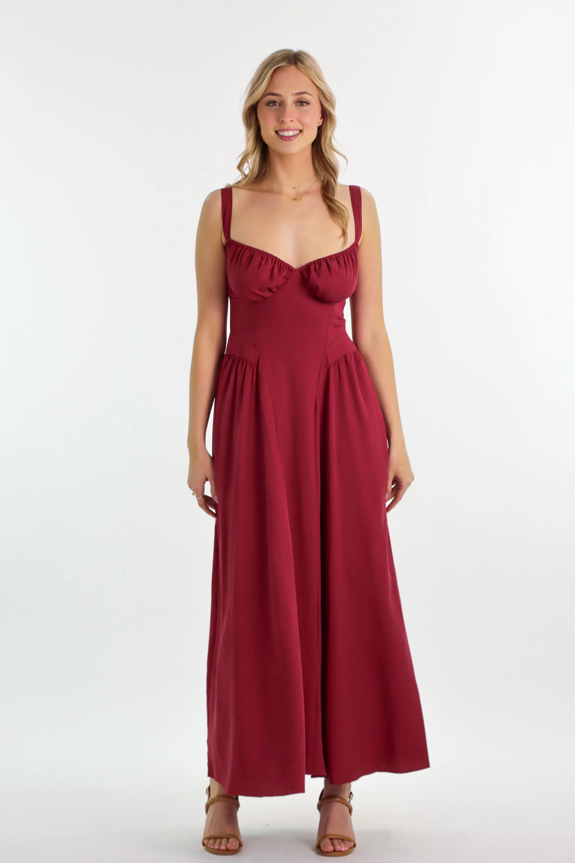 Bridgette Berry Red Dress - Image 16