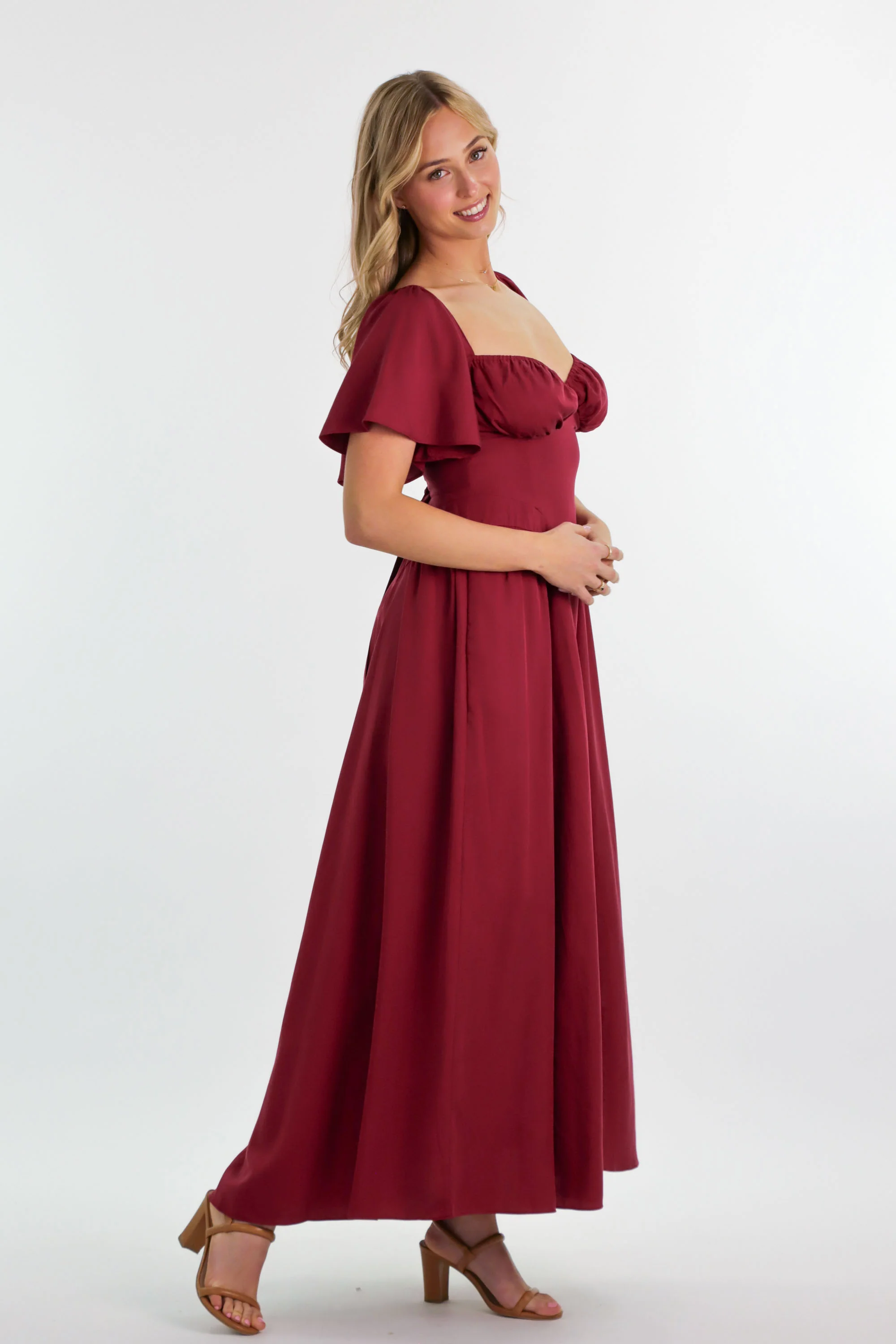 Bridgette Berry Red Dress - Image 17