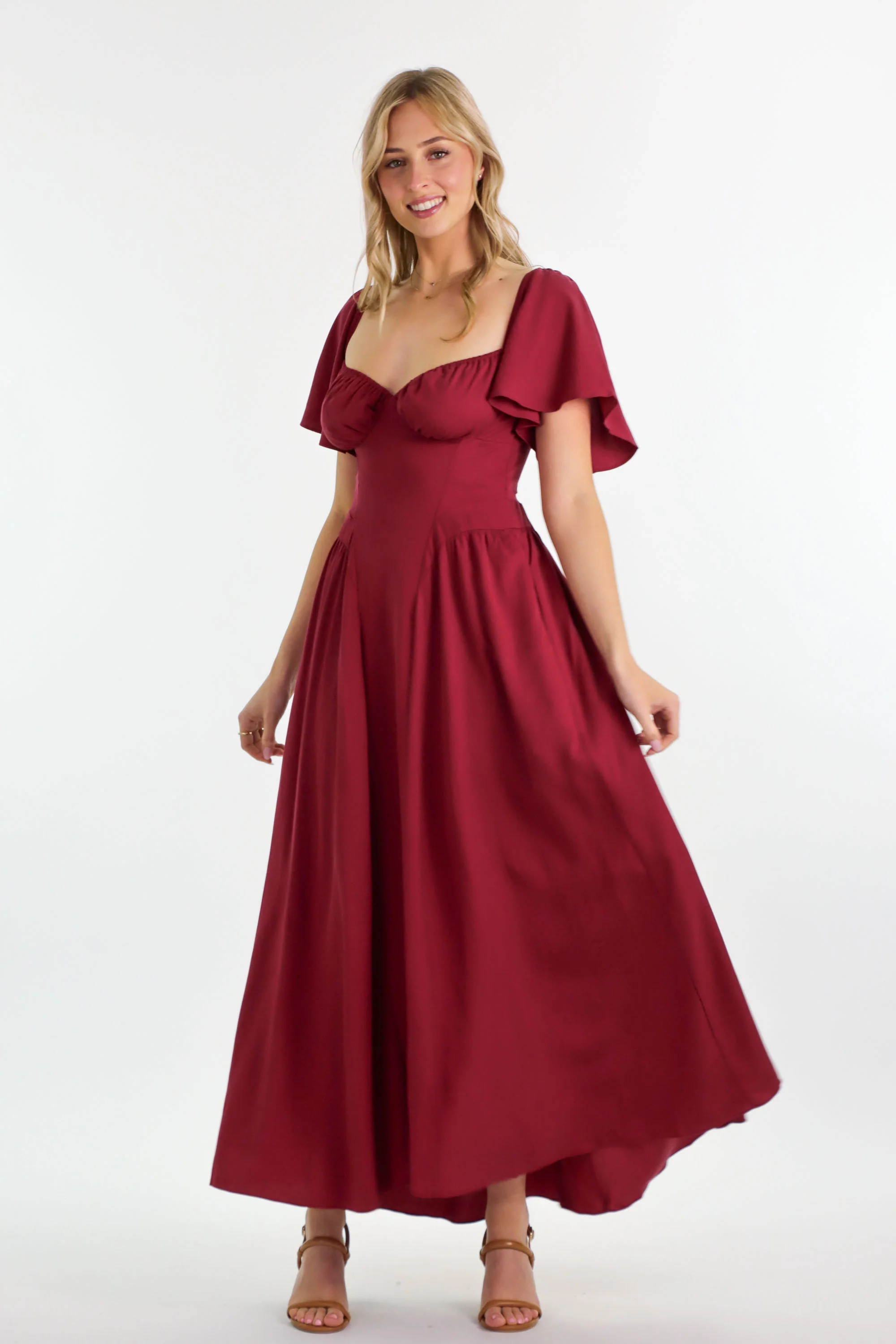 Bridgette Berry Red Dress - Image 19