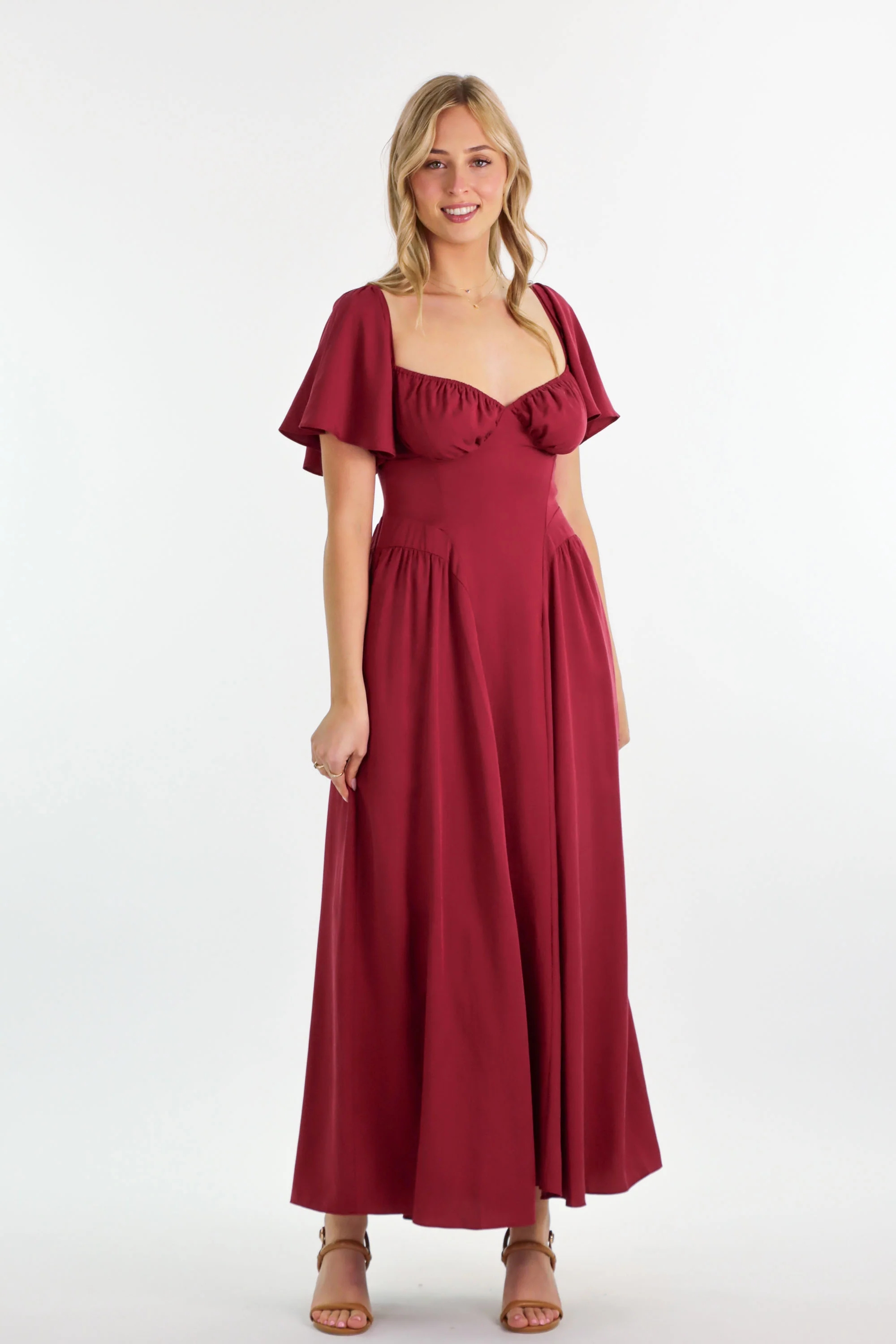 Bridgette Berry Red Dress - Image 20