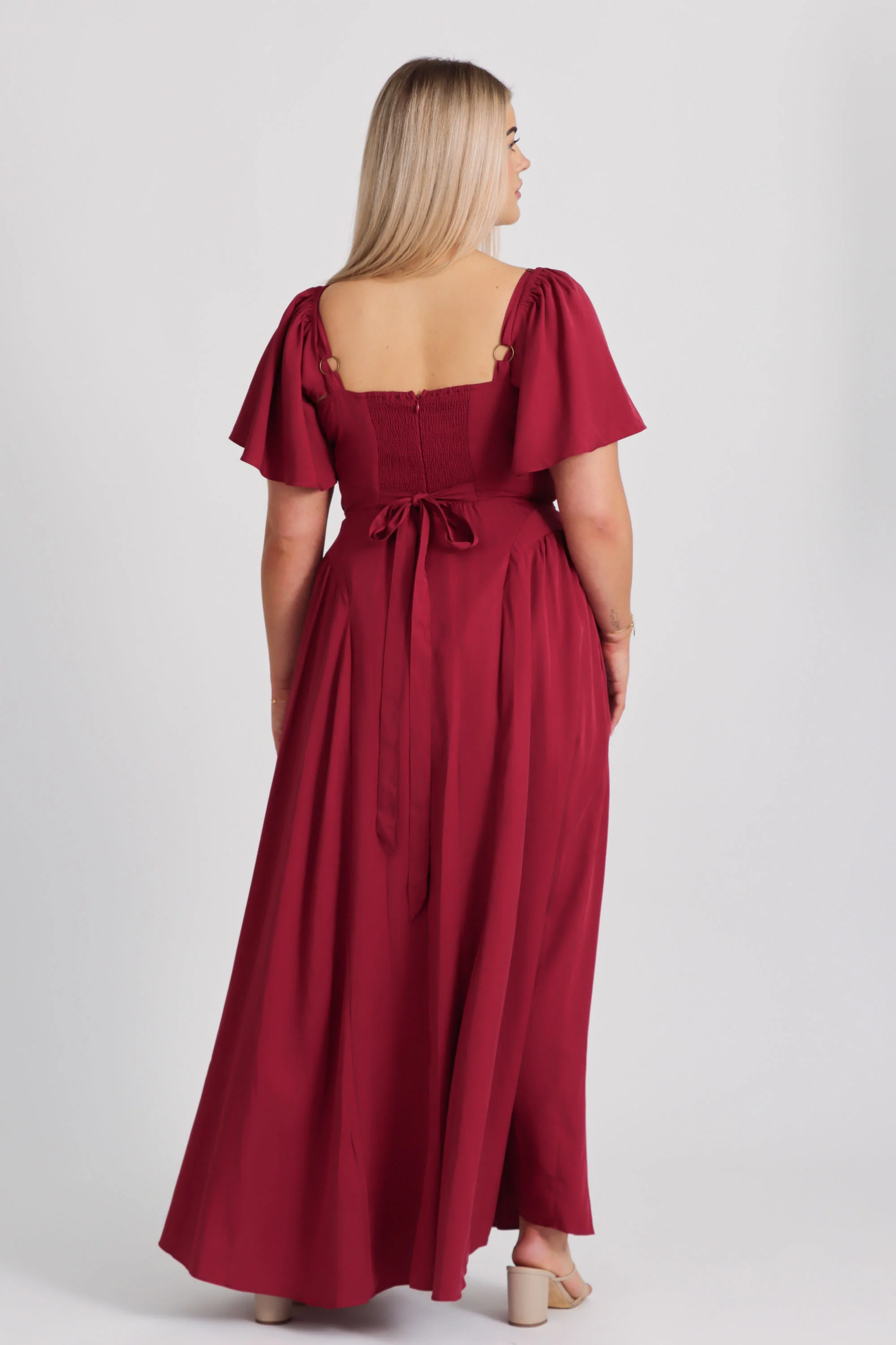Bridgette Berry Red Dress - Image 5