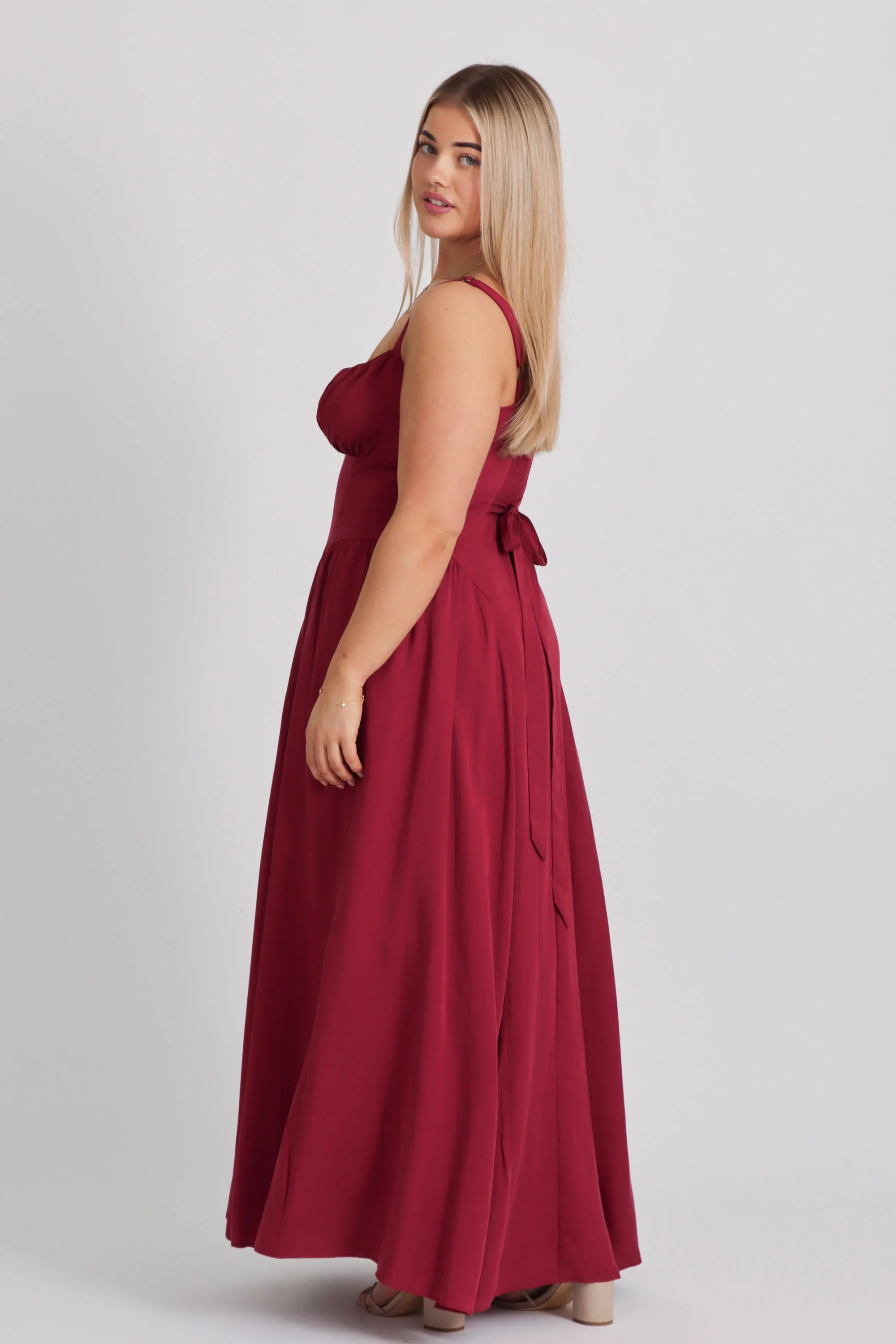 Bridgette Berry Red Dress - Image 6
