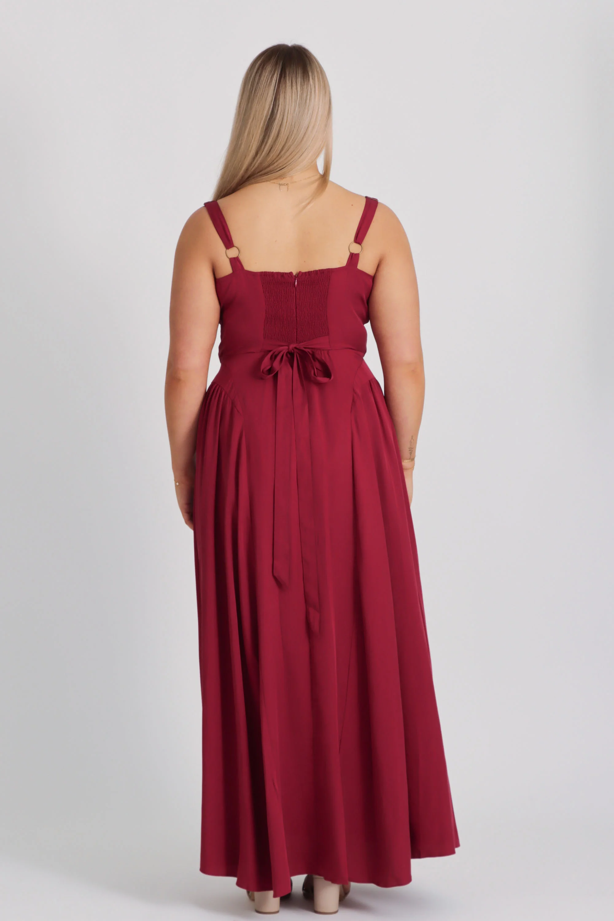 Bridgette Berry Red Dress - Image 7