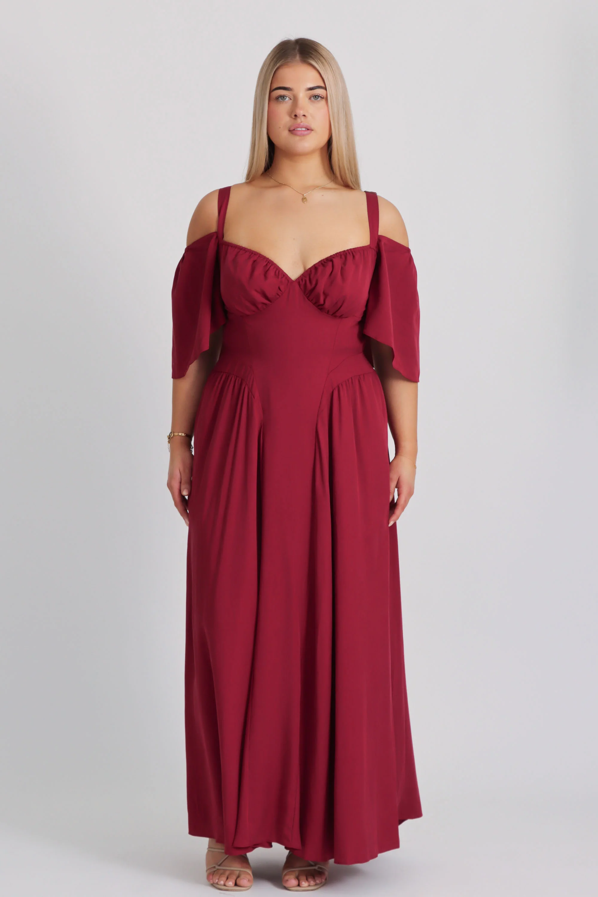 Bridgette Berry Red Dress - Image 8