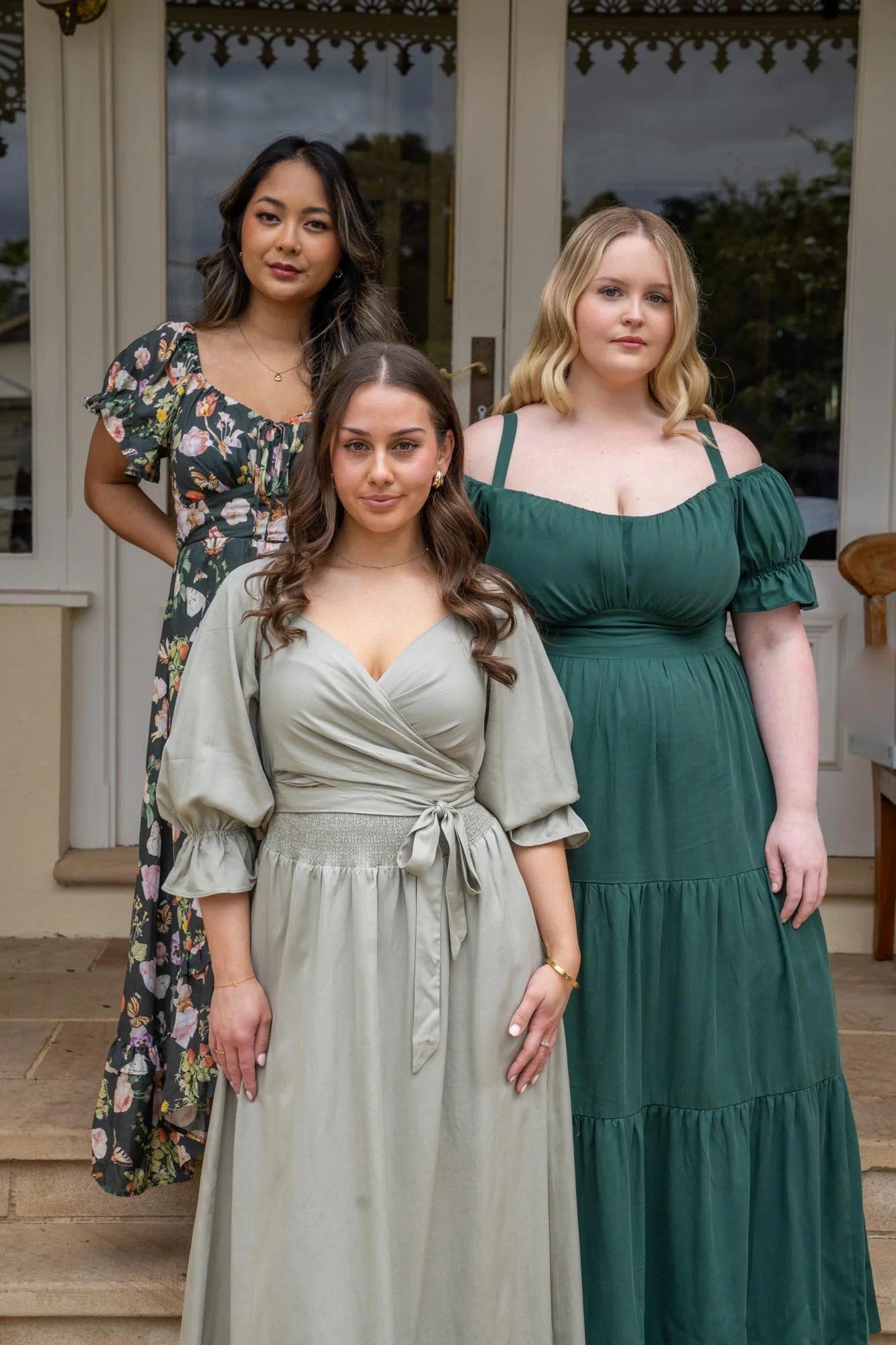 Charlotte Sage Green Wrap Dress - Image 17