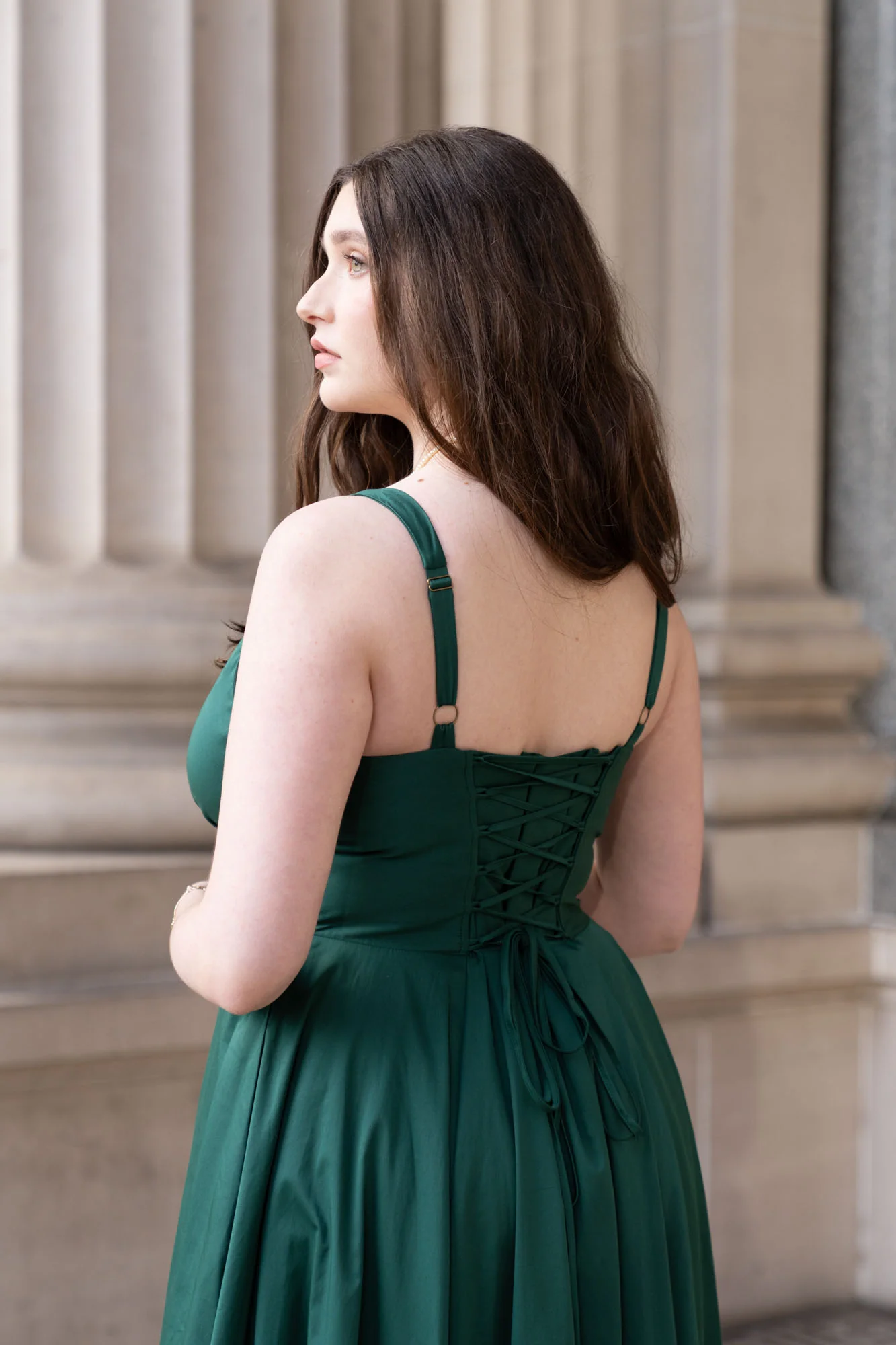 Estelle Emerald Green Dress - Image 18