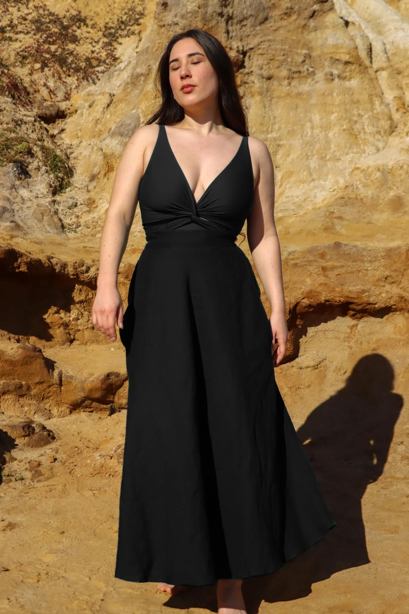 Grace Black Skirt - 100% Linen - Image 12