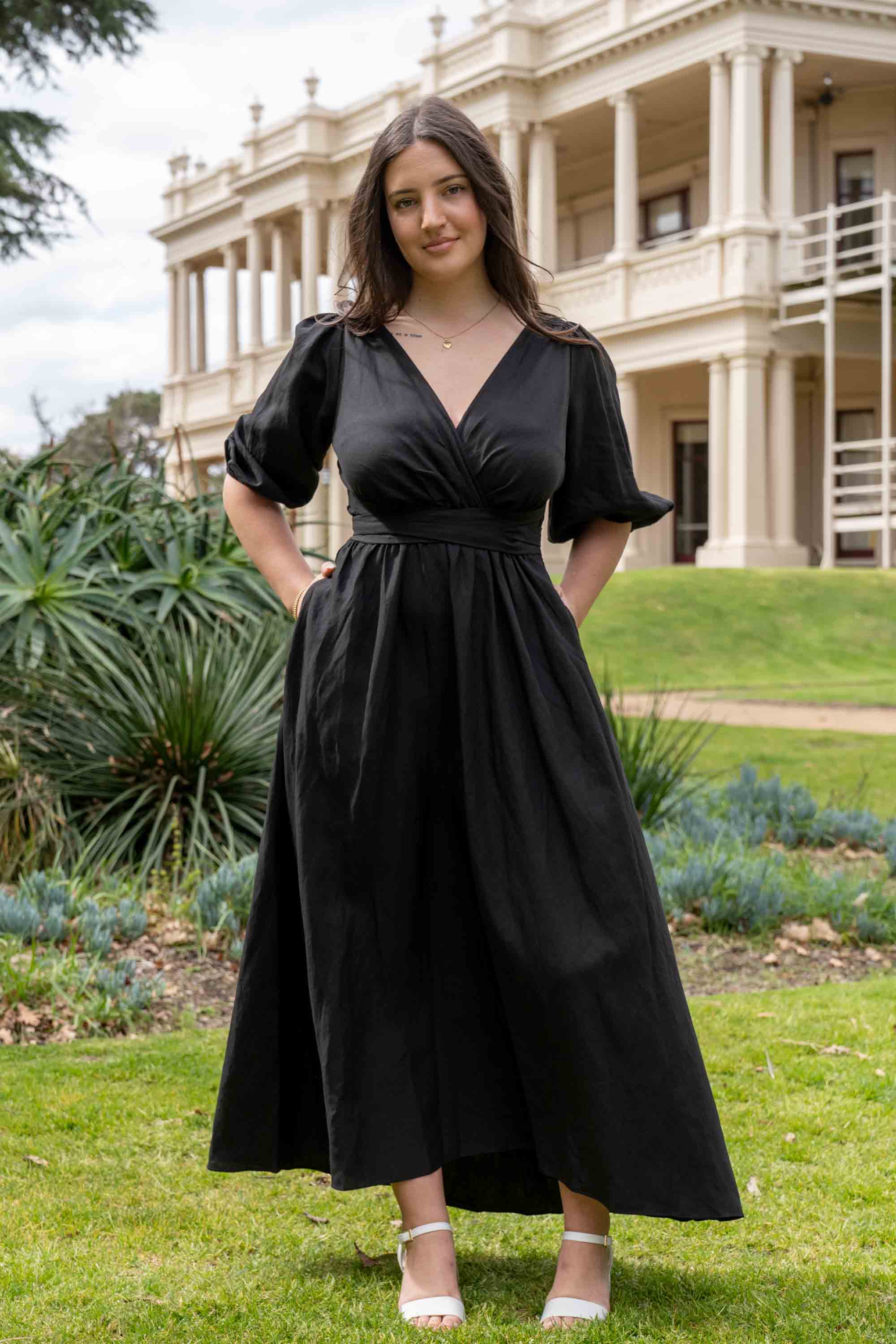 Jeanette Black Dress - Image 10