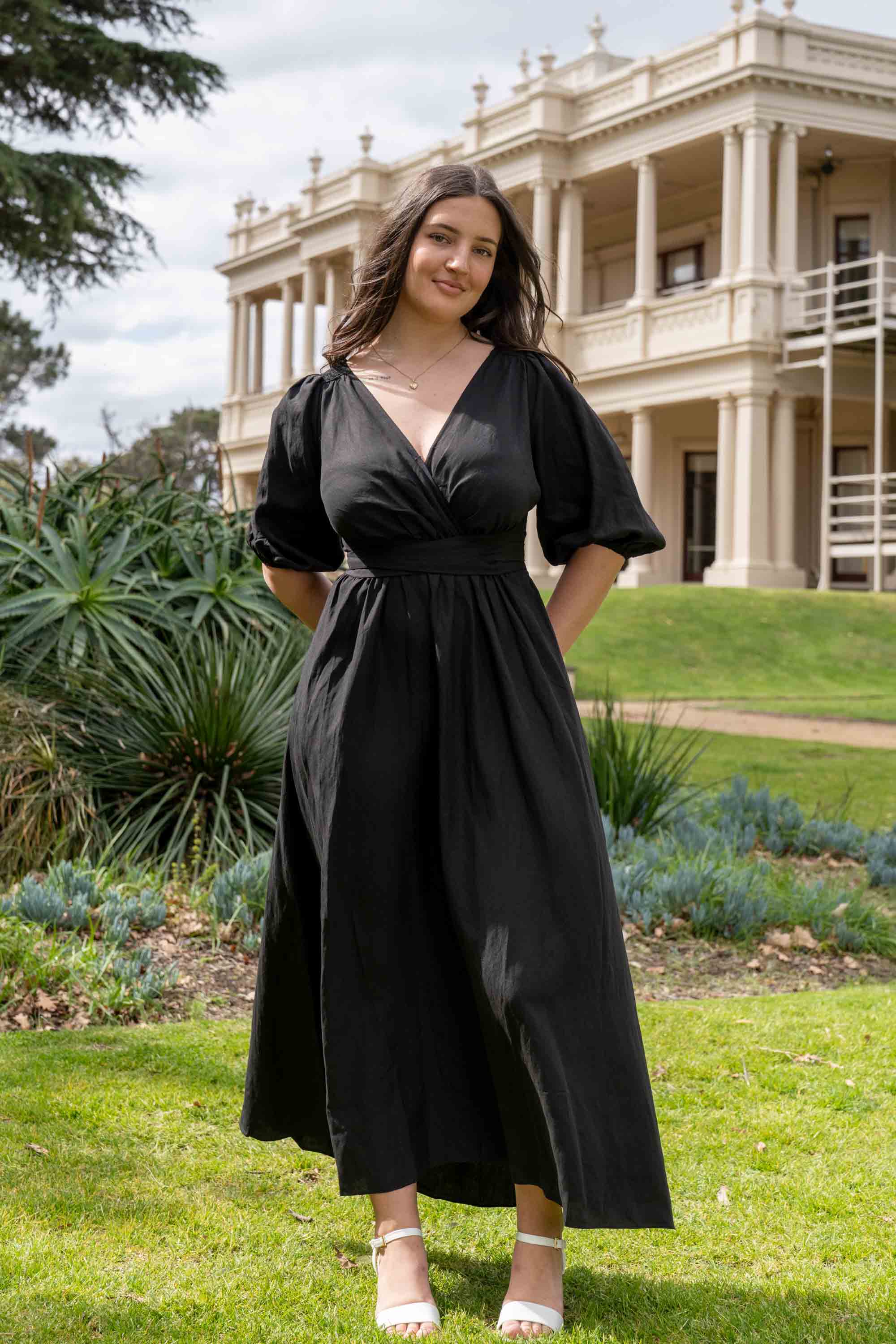 Jeanette Black Dress - Image 11