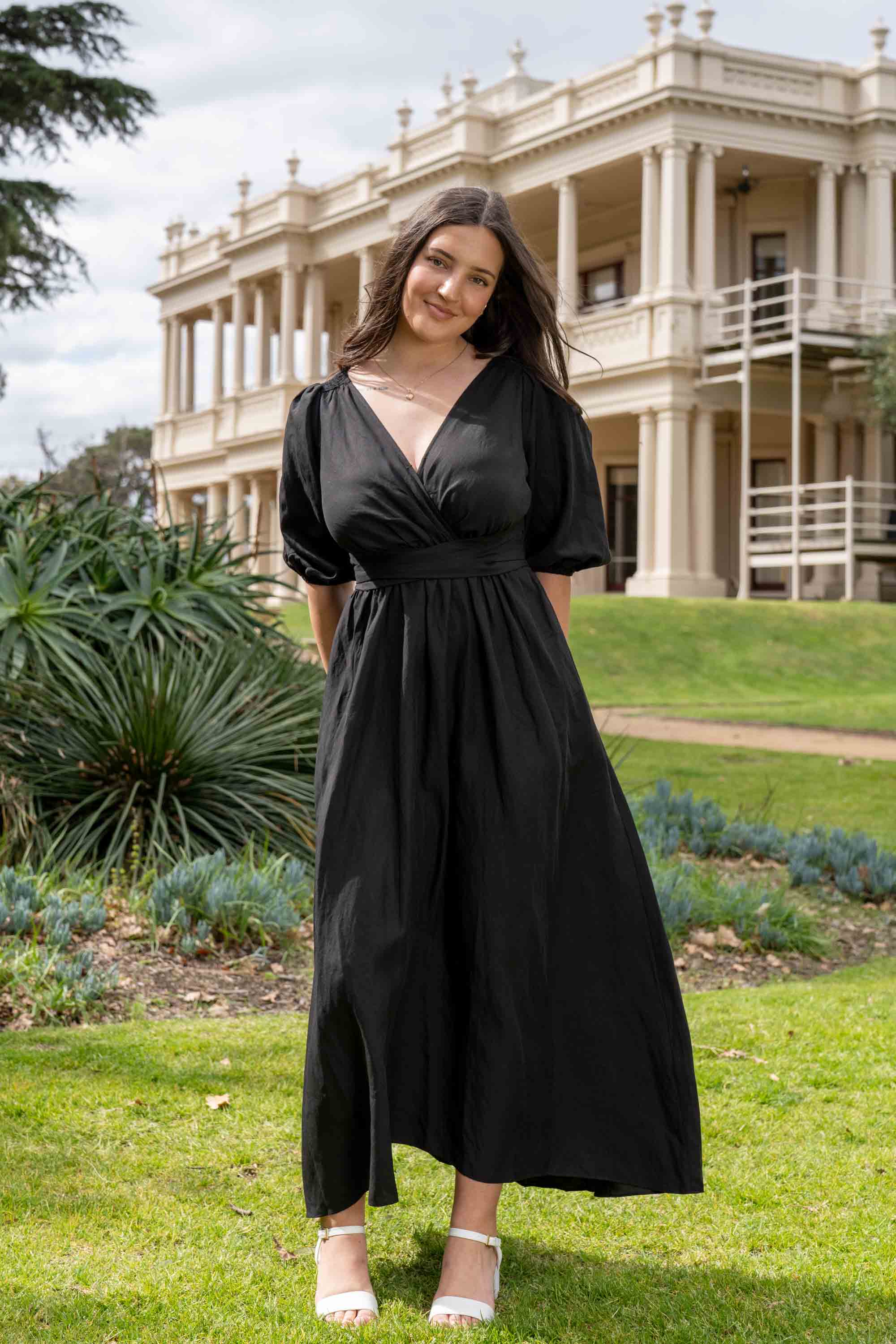 Jeanette Black Dress - Image 4