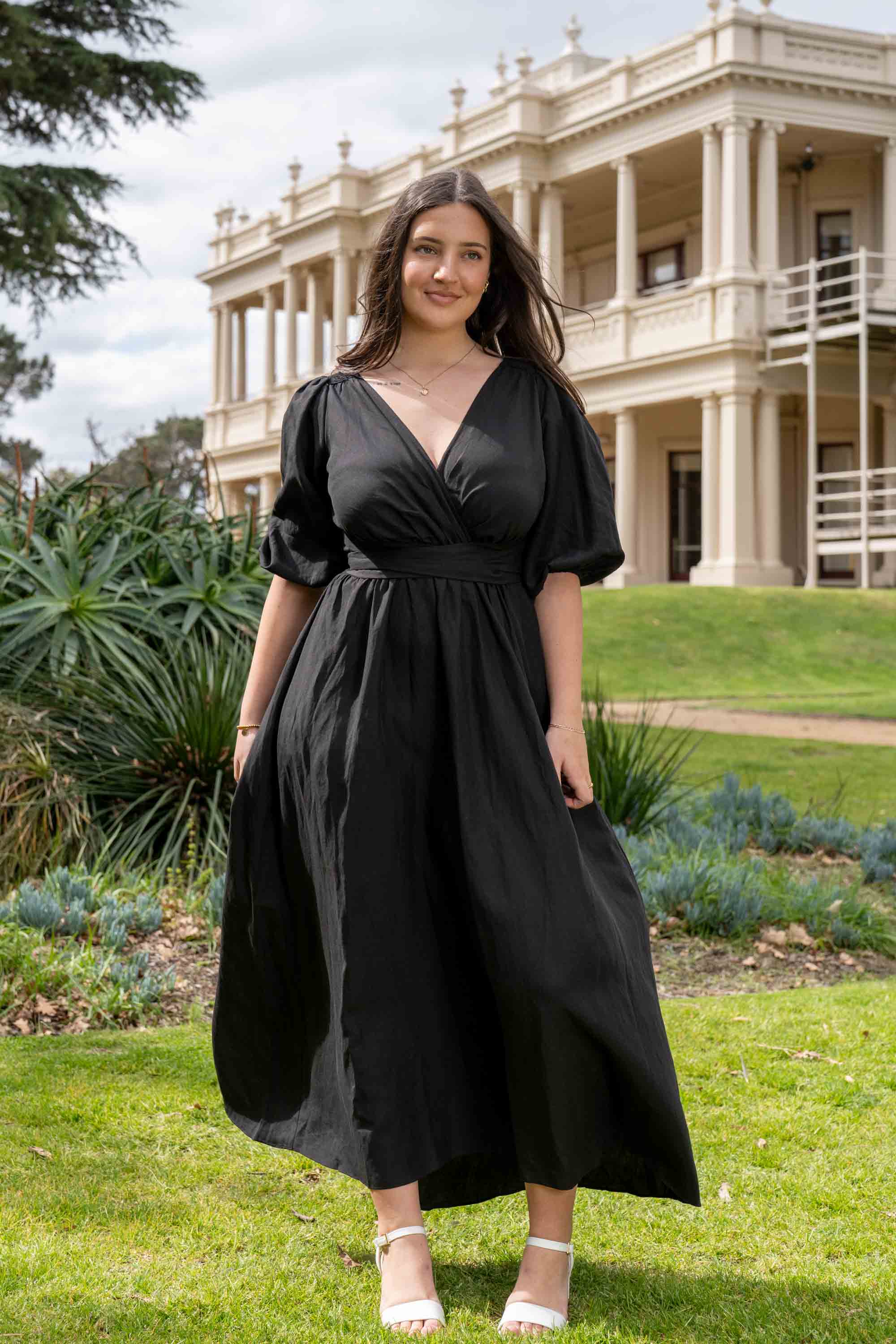 Jeanette Black Dress - Image 5