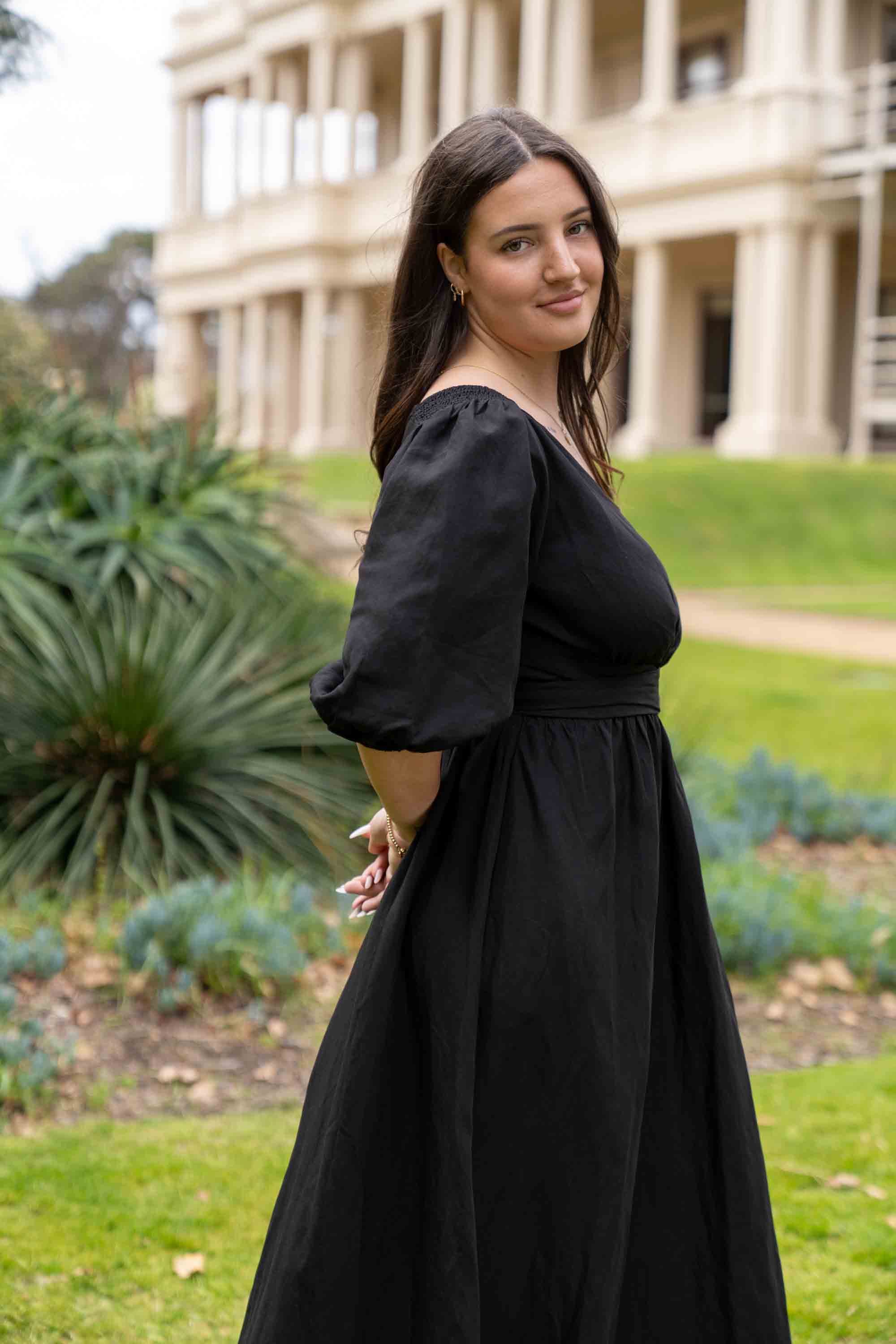 Jeanette Black Dress - Image 6
