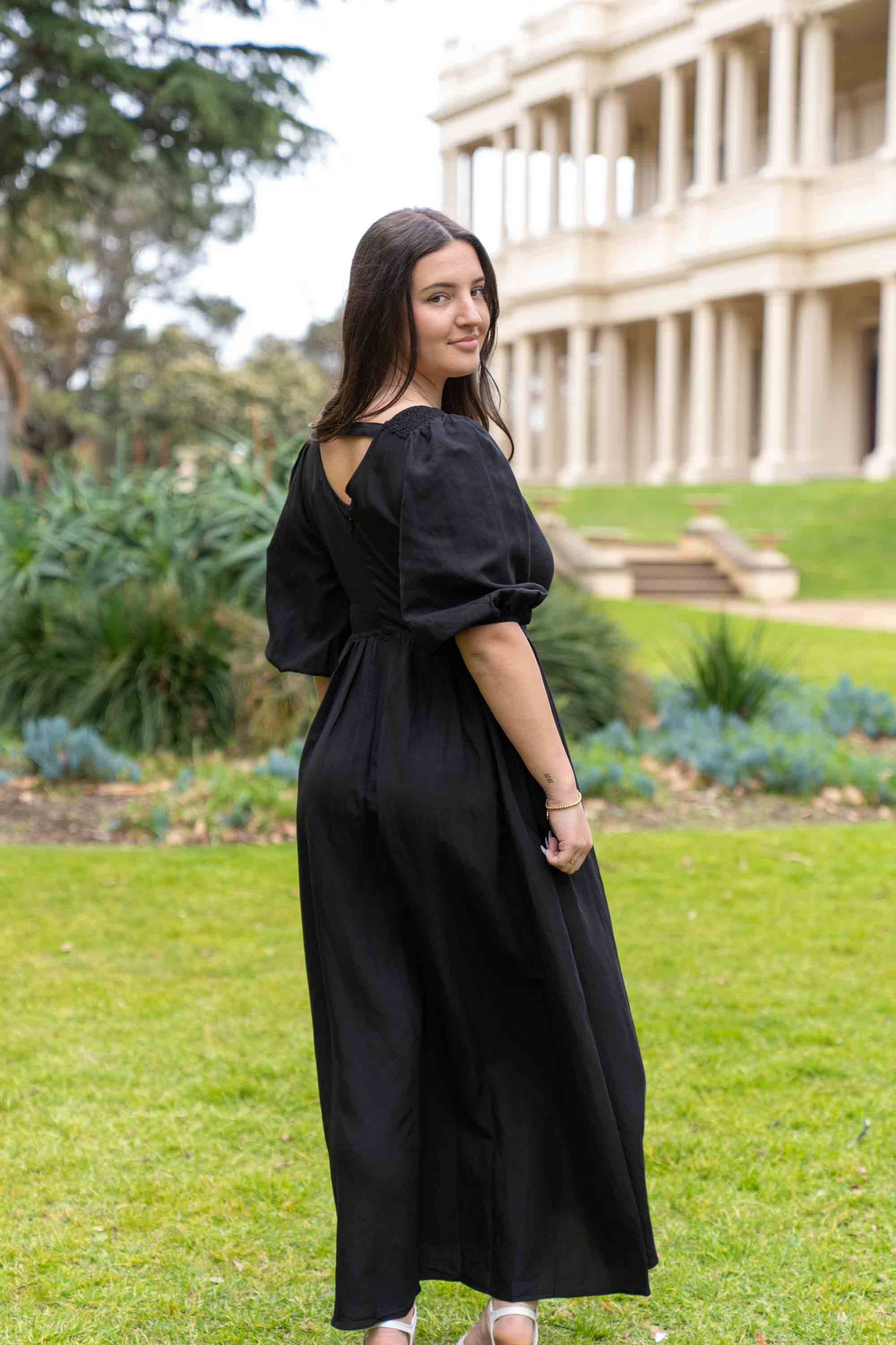 Jeanette Black Dress - Image 7