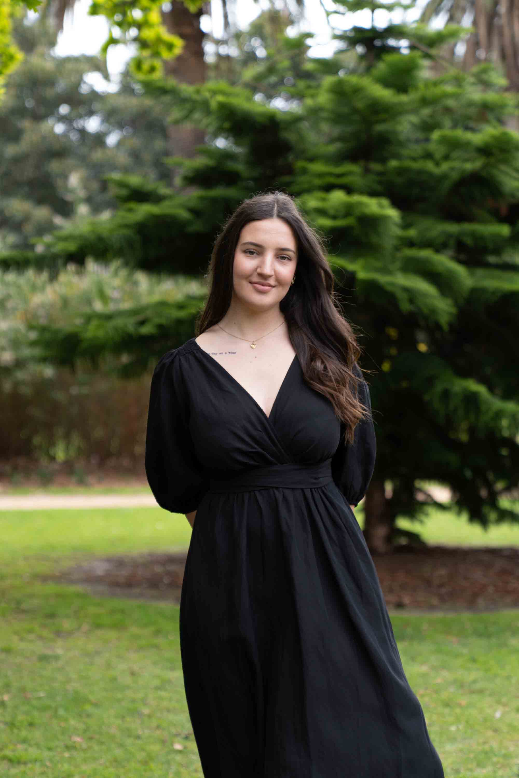 Jeanette Black Dress - Image 8