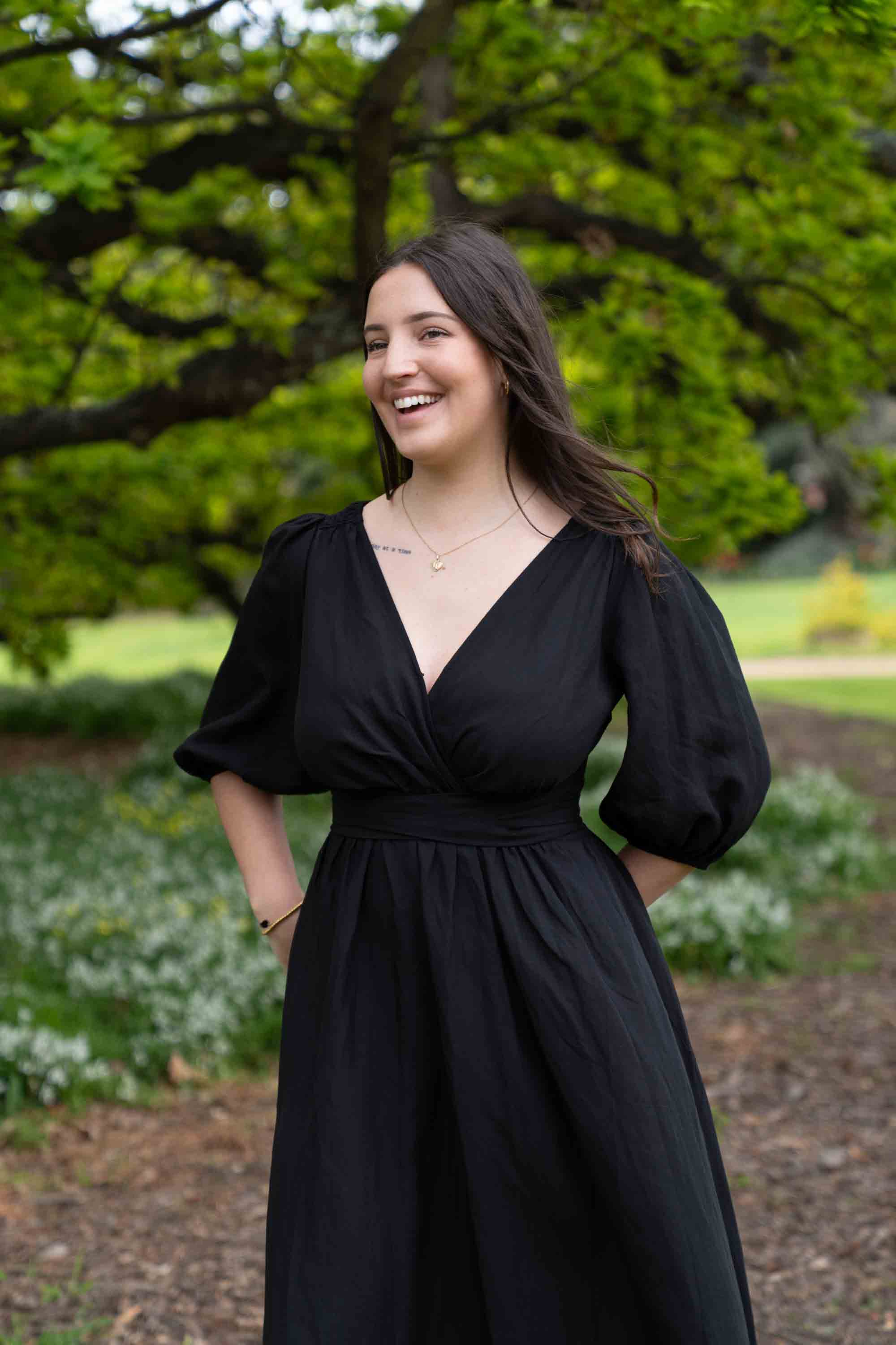 Jeanette Black Dress - Image 9