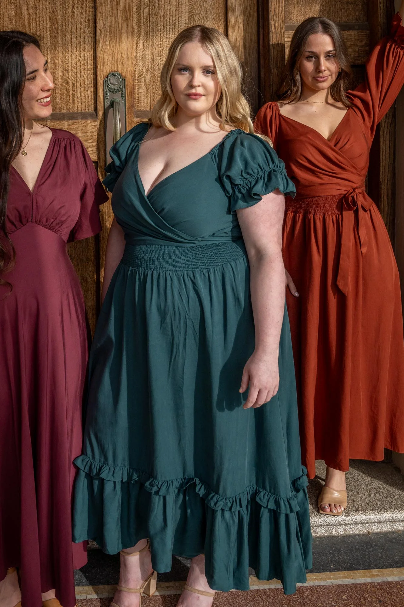 Marianne Emerald Green Wrap Dress - Tencel - Image 10