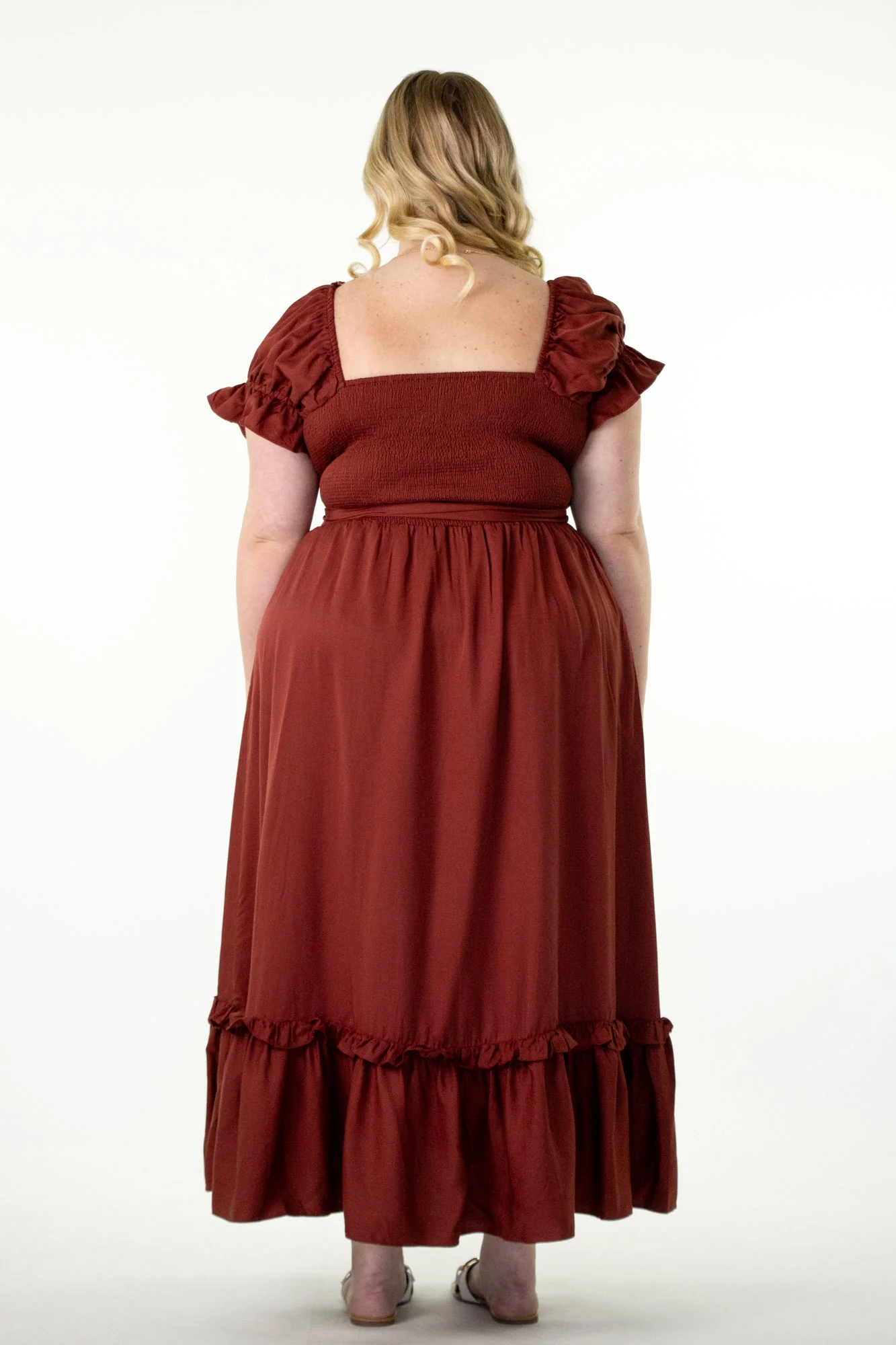 Marianne Auburn Wrap Dress - Tencel - Image 13