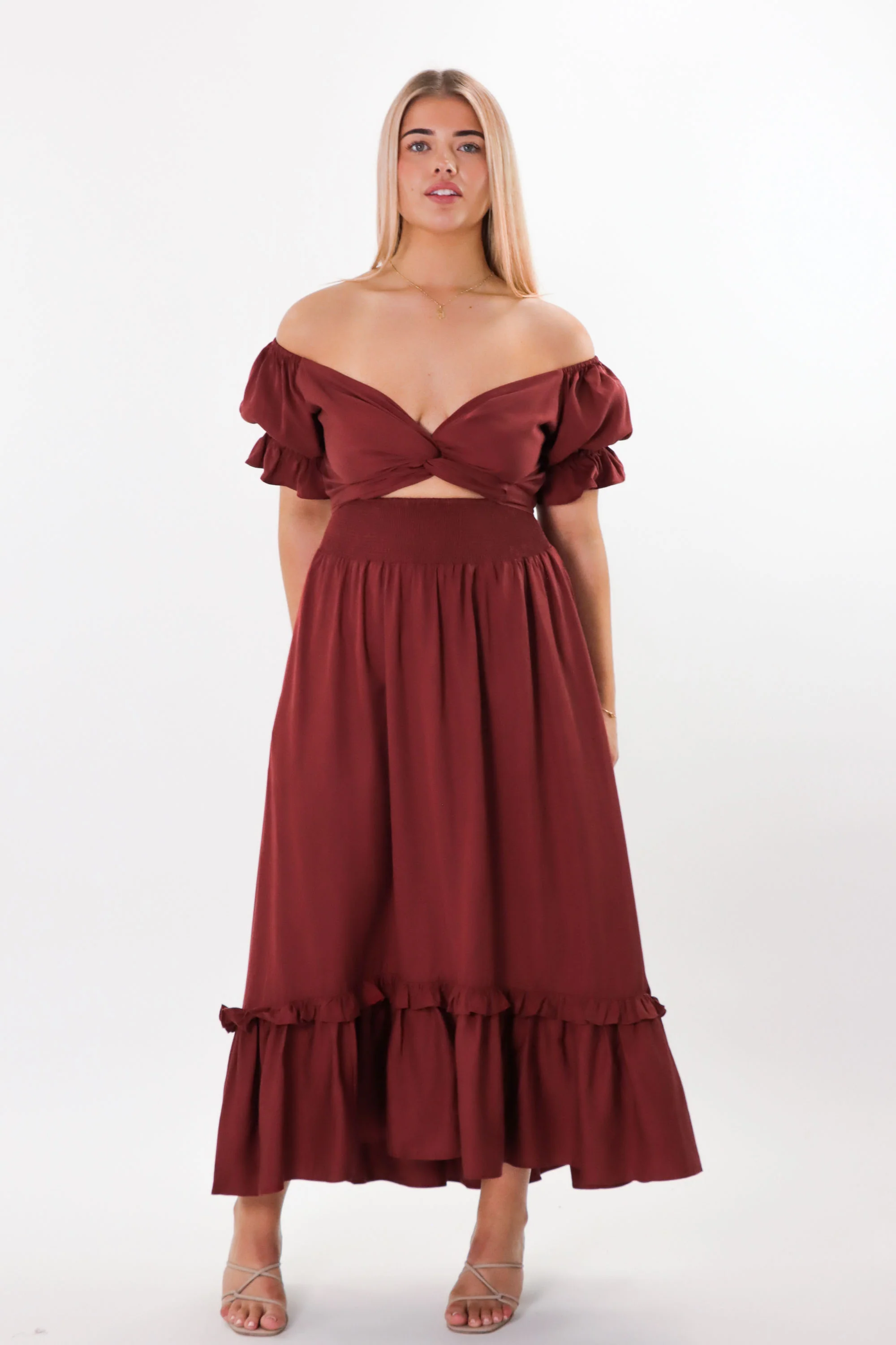 Marianne Auburn Wrap Dress - Tencel - Image 4