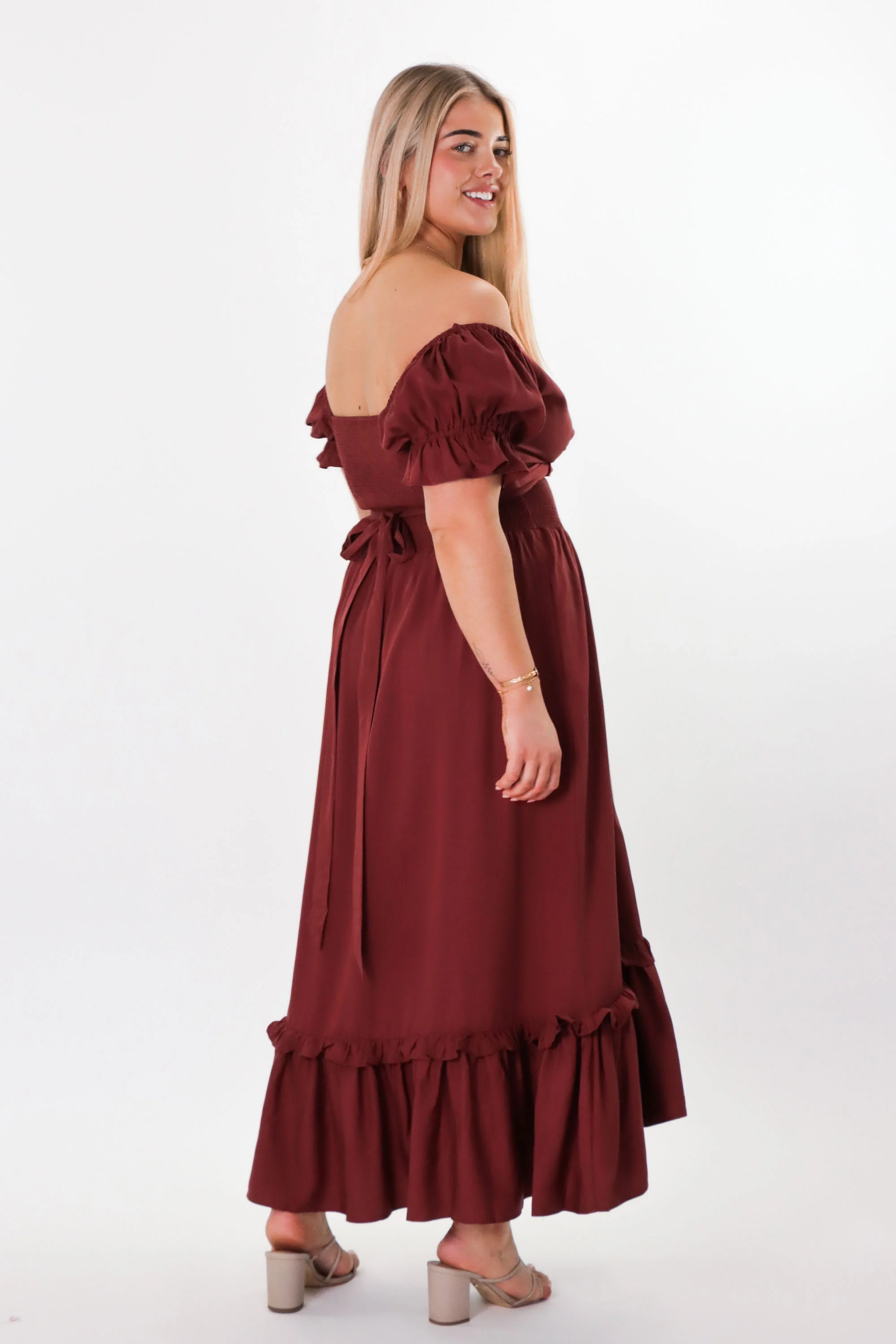 Marianne Auburn Wrap Dress - Tencel - Image 7