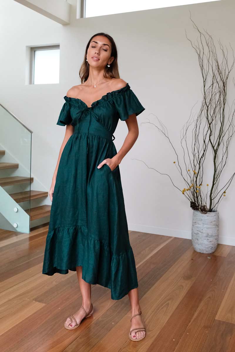 Tiffany Emerald Dress - Image 11