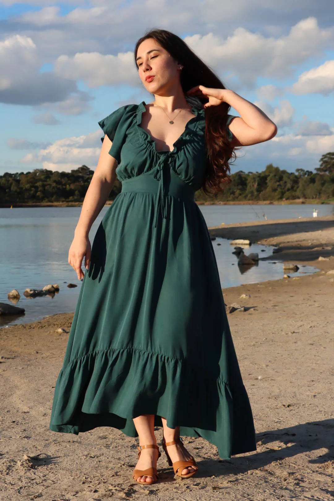 Tiffany Emerald Dress - Image 6